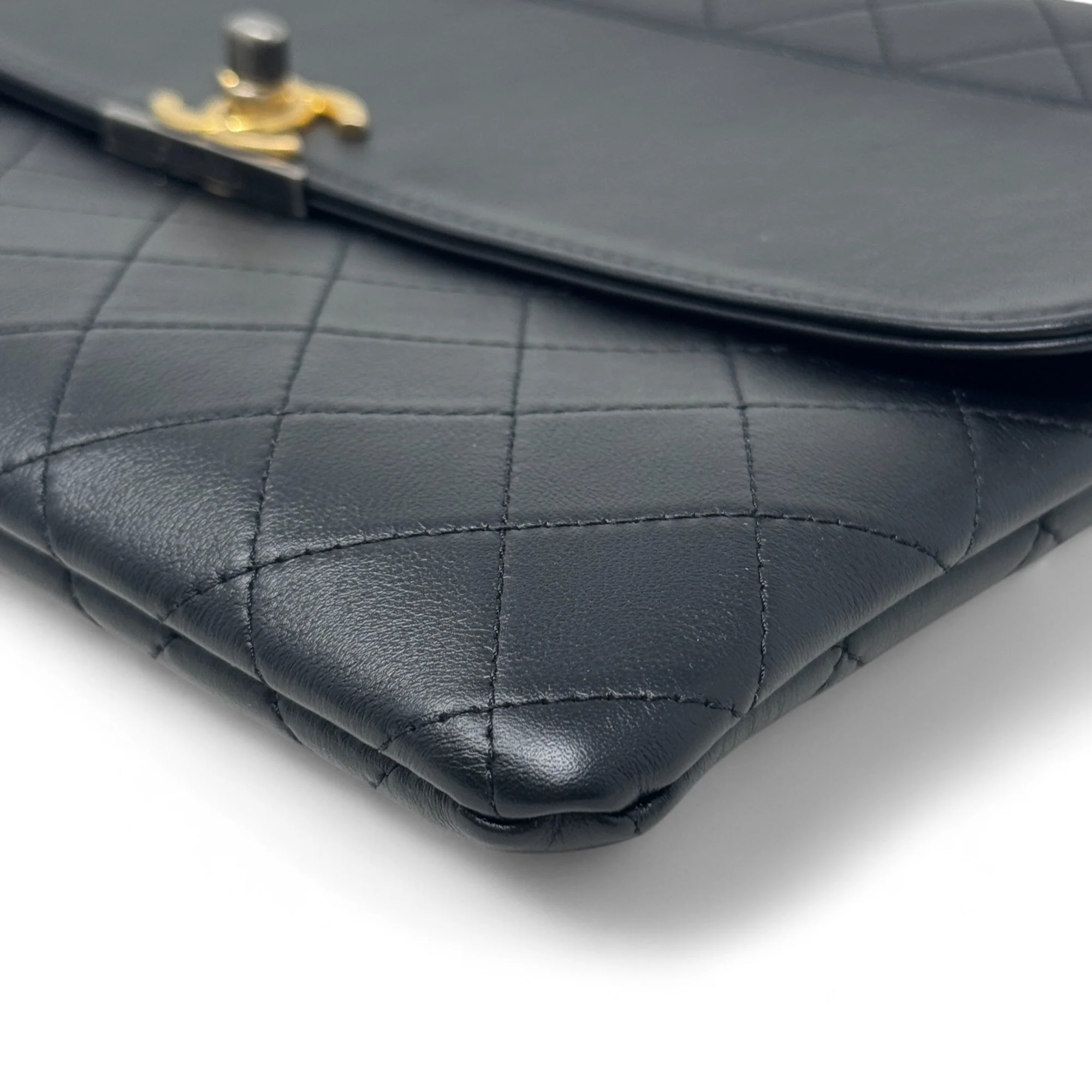Chanel Black Sleek And Chic Clutch - Image 7