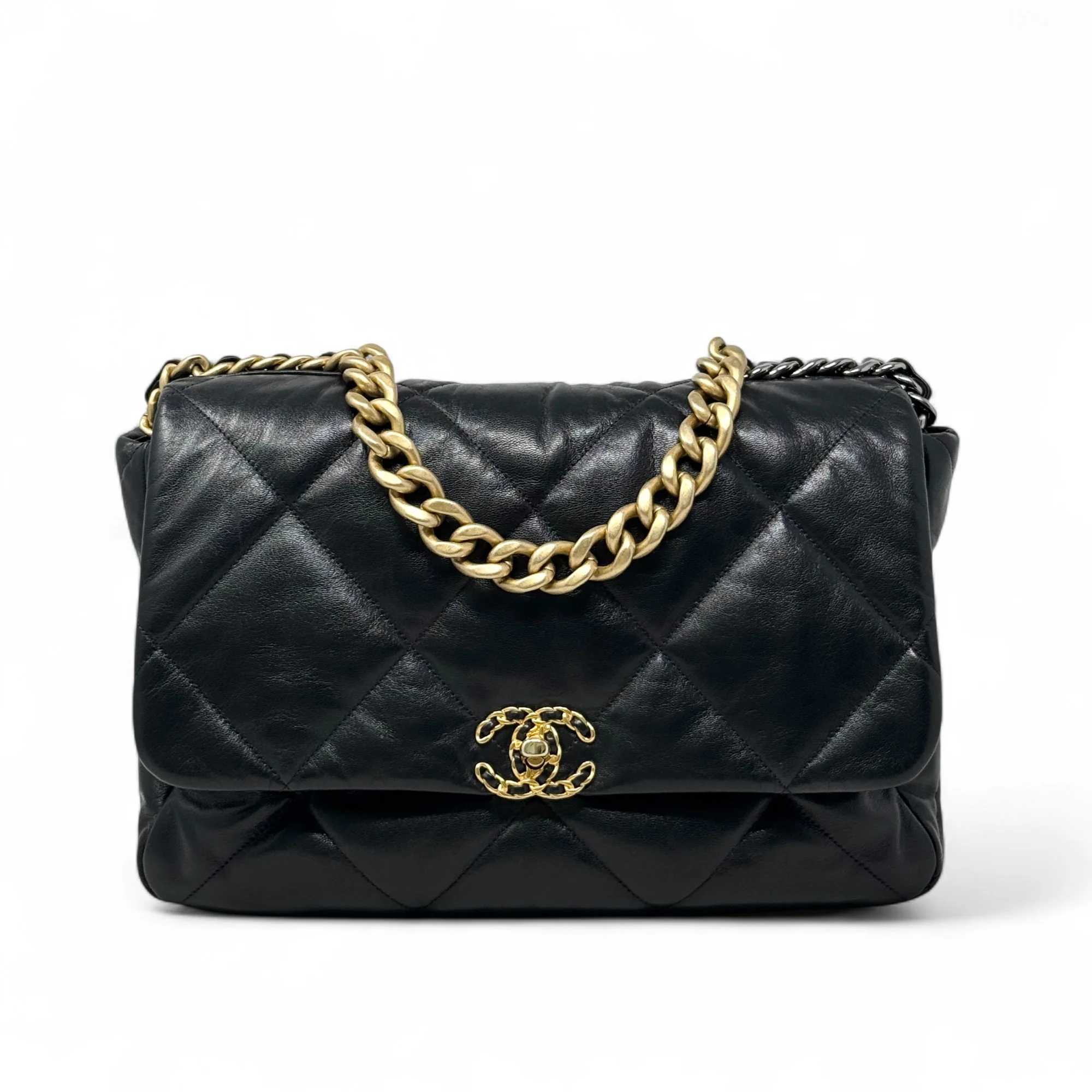 Chanel Black Maxi 19 Flap