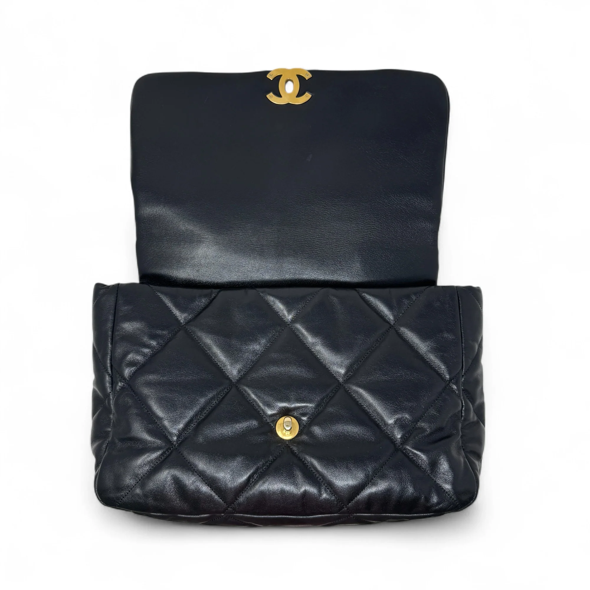 Chanel Black Maxi 19 Flap - Image 11