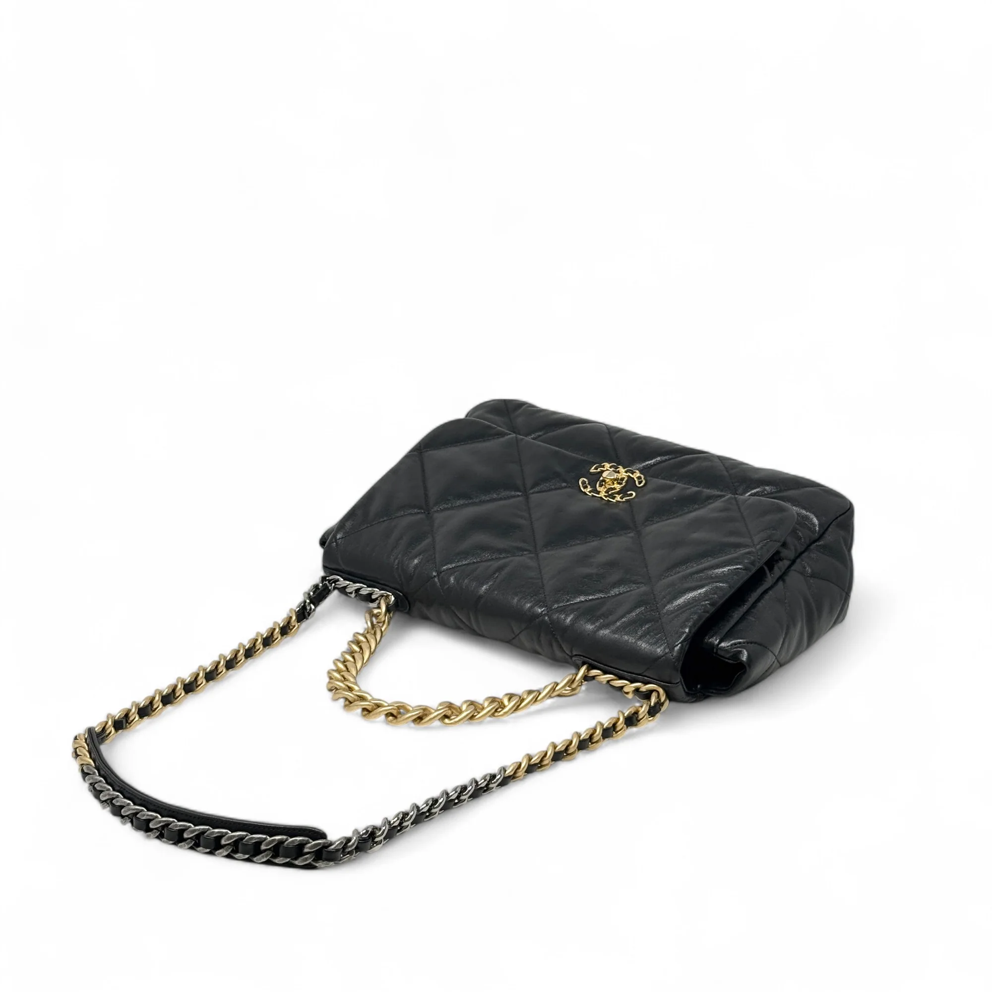 Chanel Black Maxi 19 Flap - Image 15