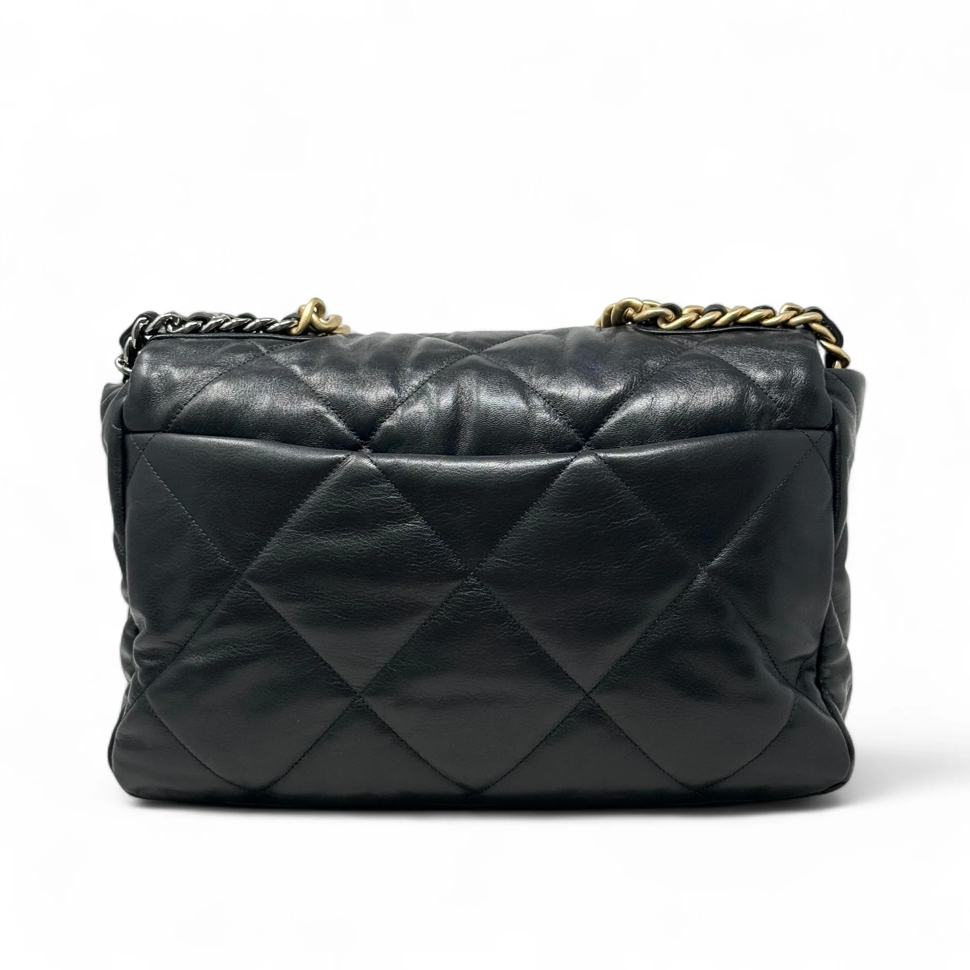 Chanel Black Maxi 19 Flap - Image 3