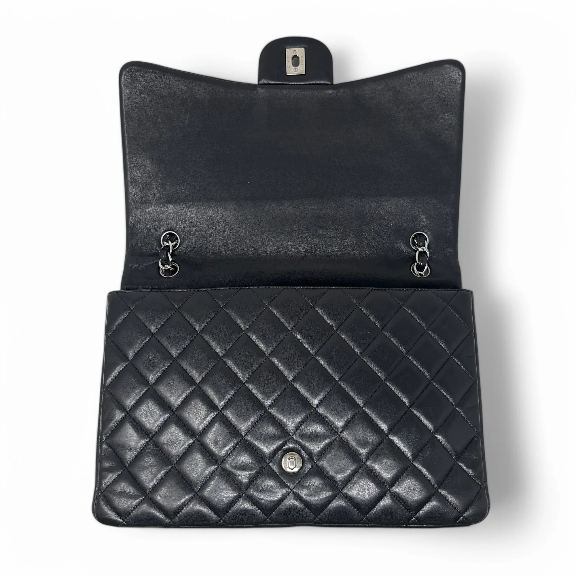 Chanel Black Maxi Classic Flap - Image 11