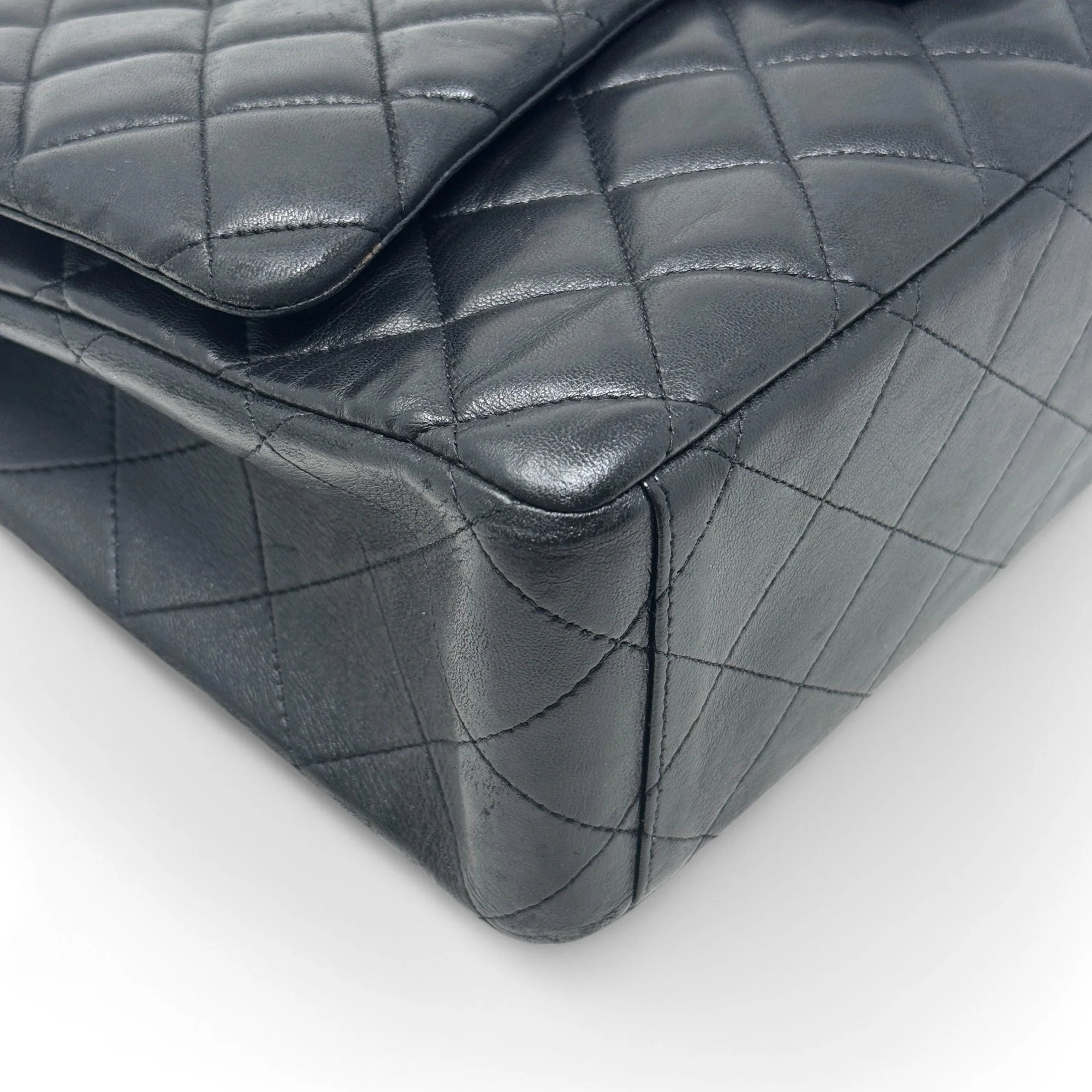 Chanel Black Maxi Classic Flap - Image 7