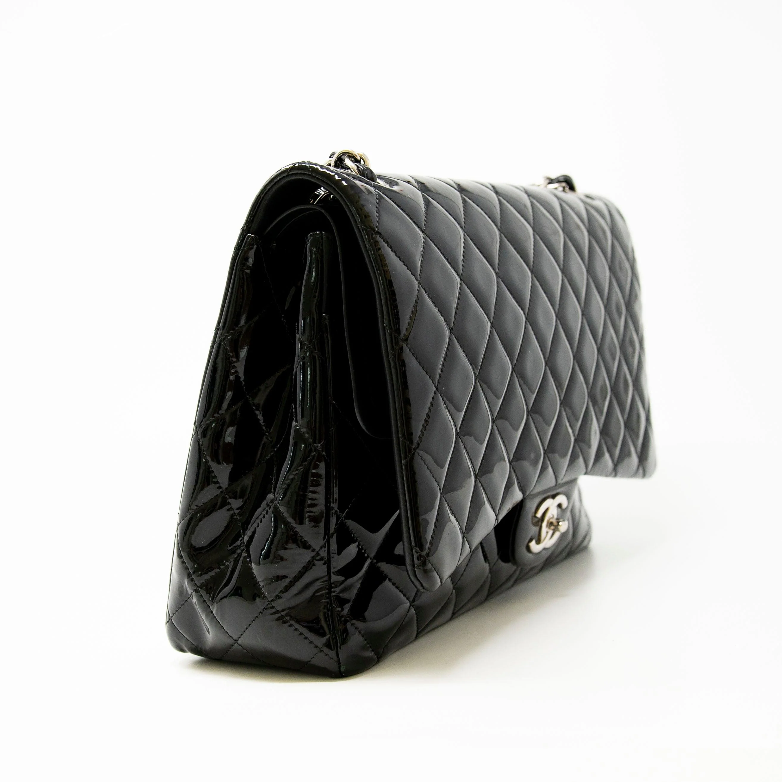 Chanel Black Maxi Classic Flap - Image 4
