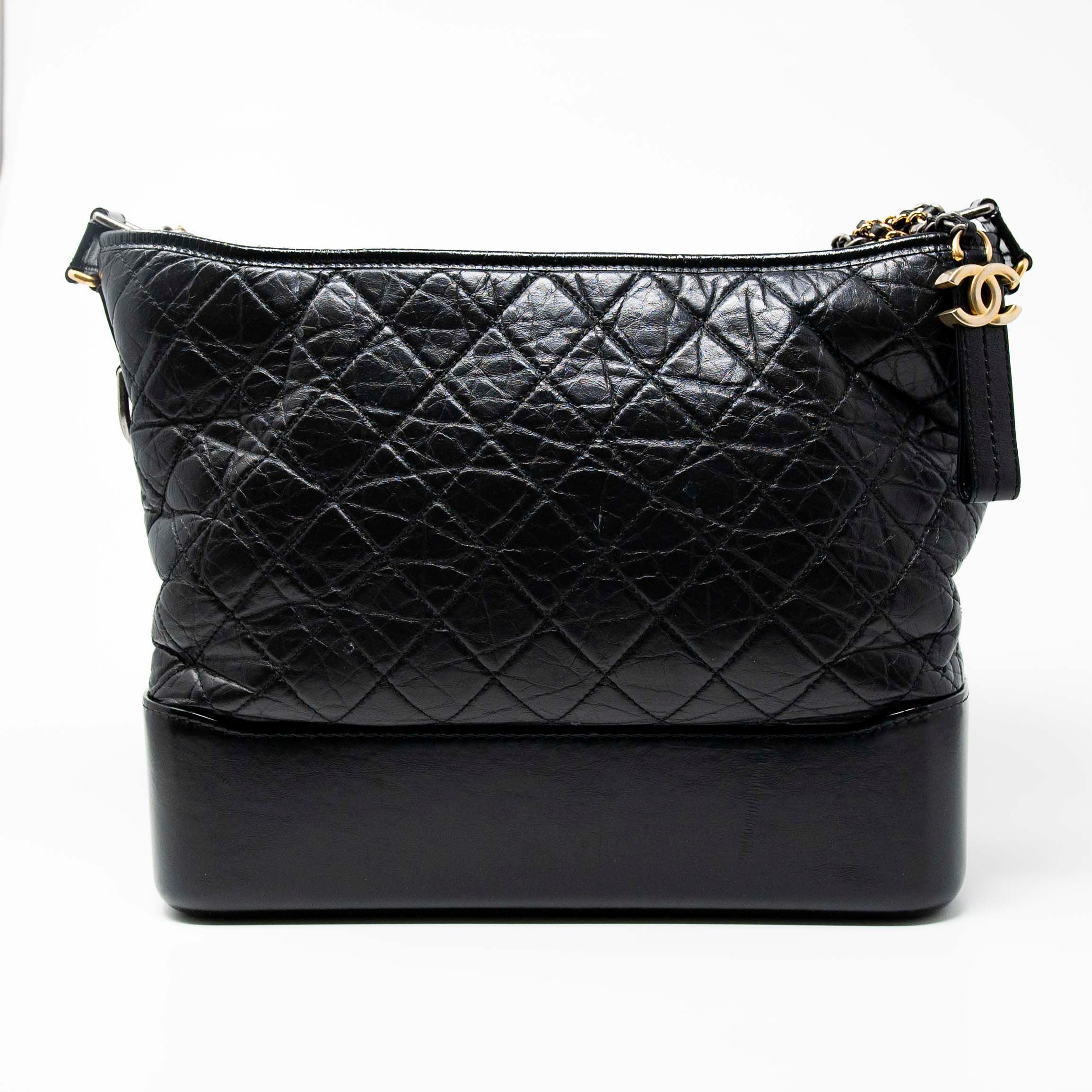 Chanel Black Large Gabrielle Hobo - Image 3