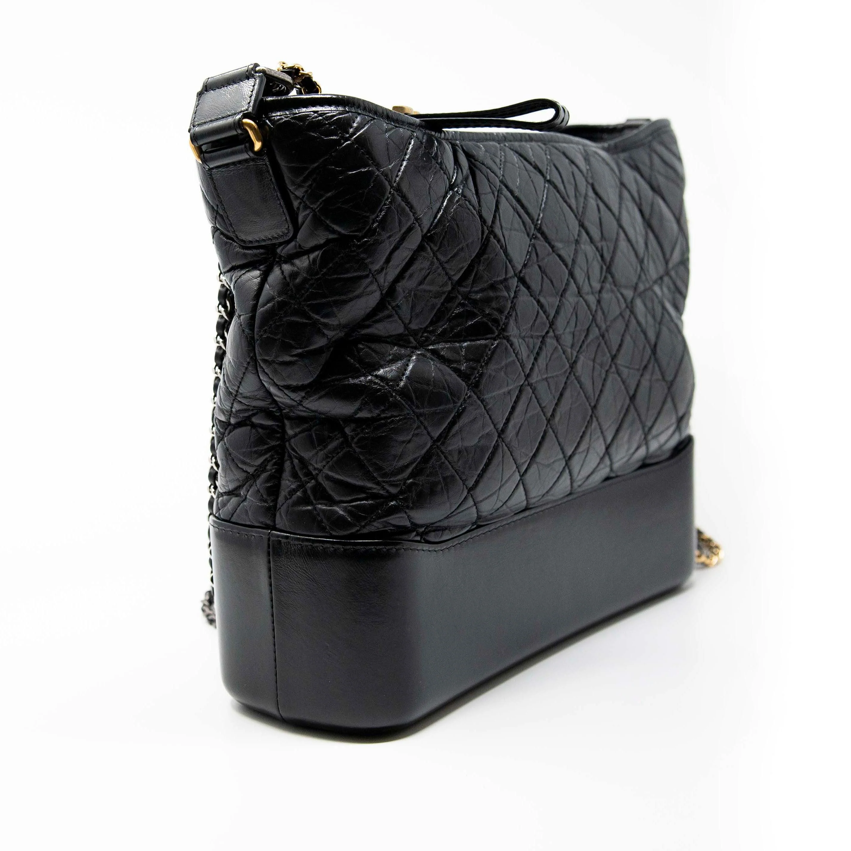 Chanel Black Large Gabrielle Hobo - Image 4
