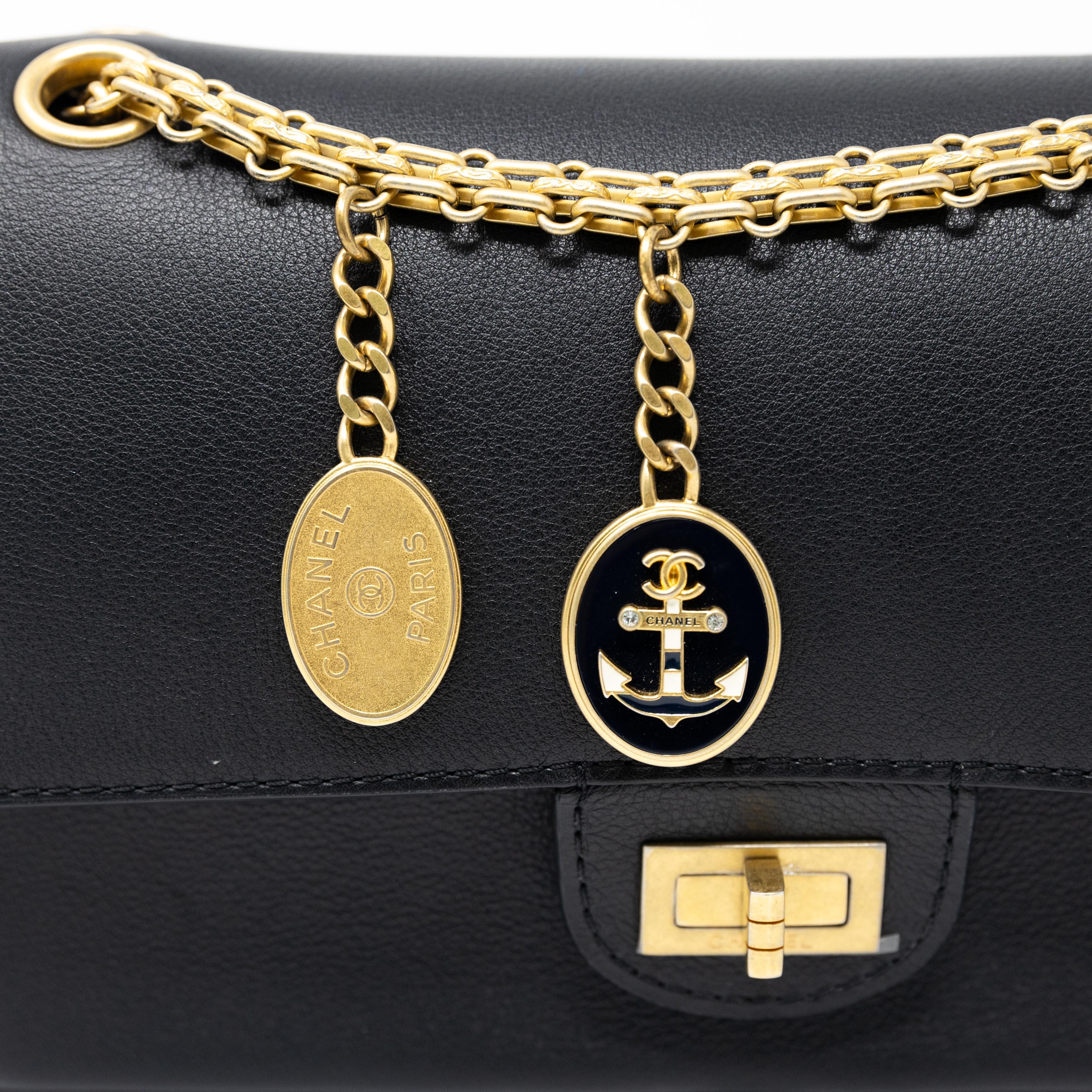 Chanel Black Medallion 2.55 Reissue 225 - Image 11
