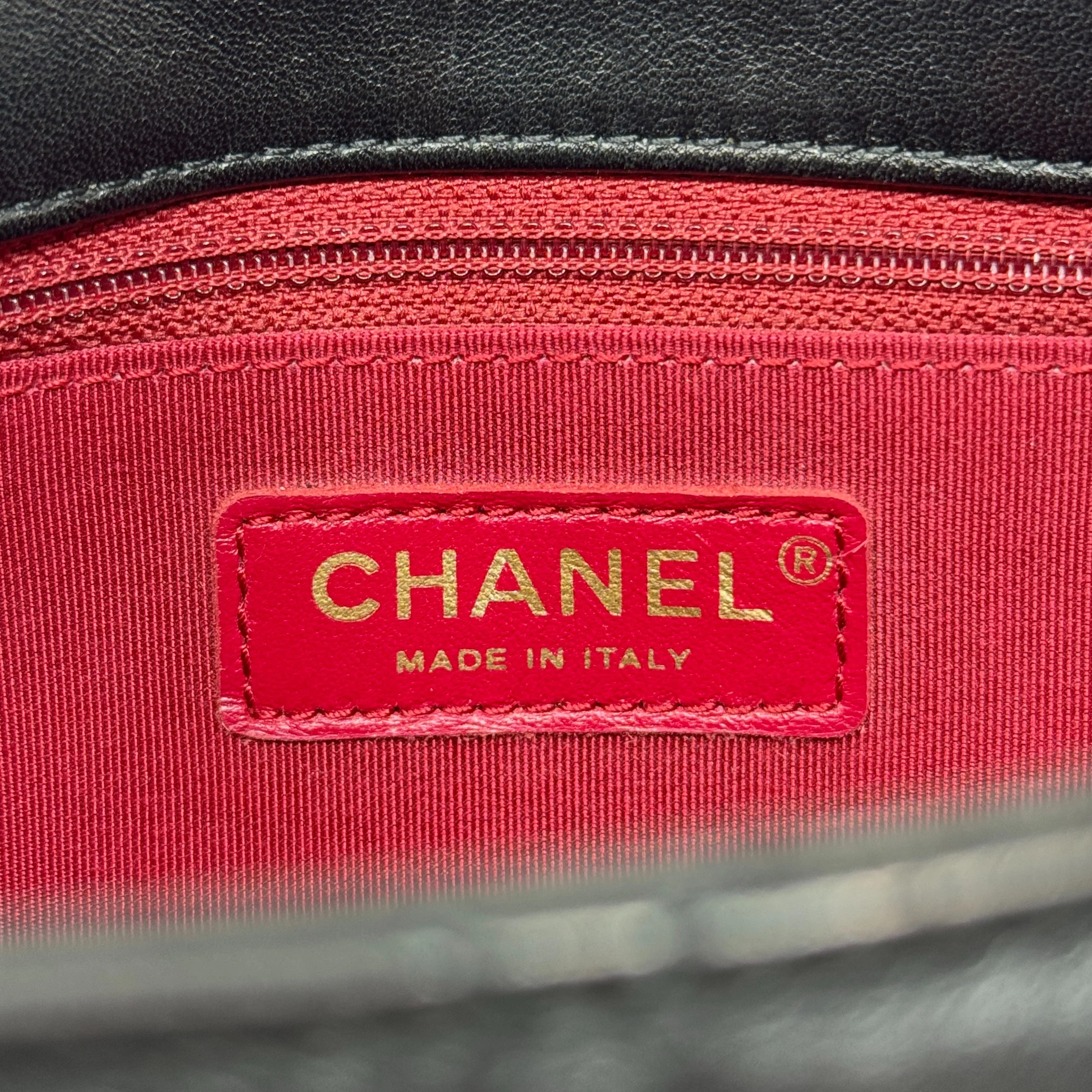 Chanel Black Medium Metal Flap - Image 13