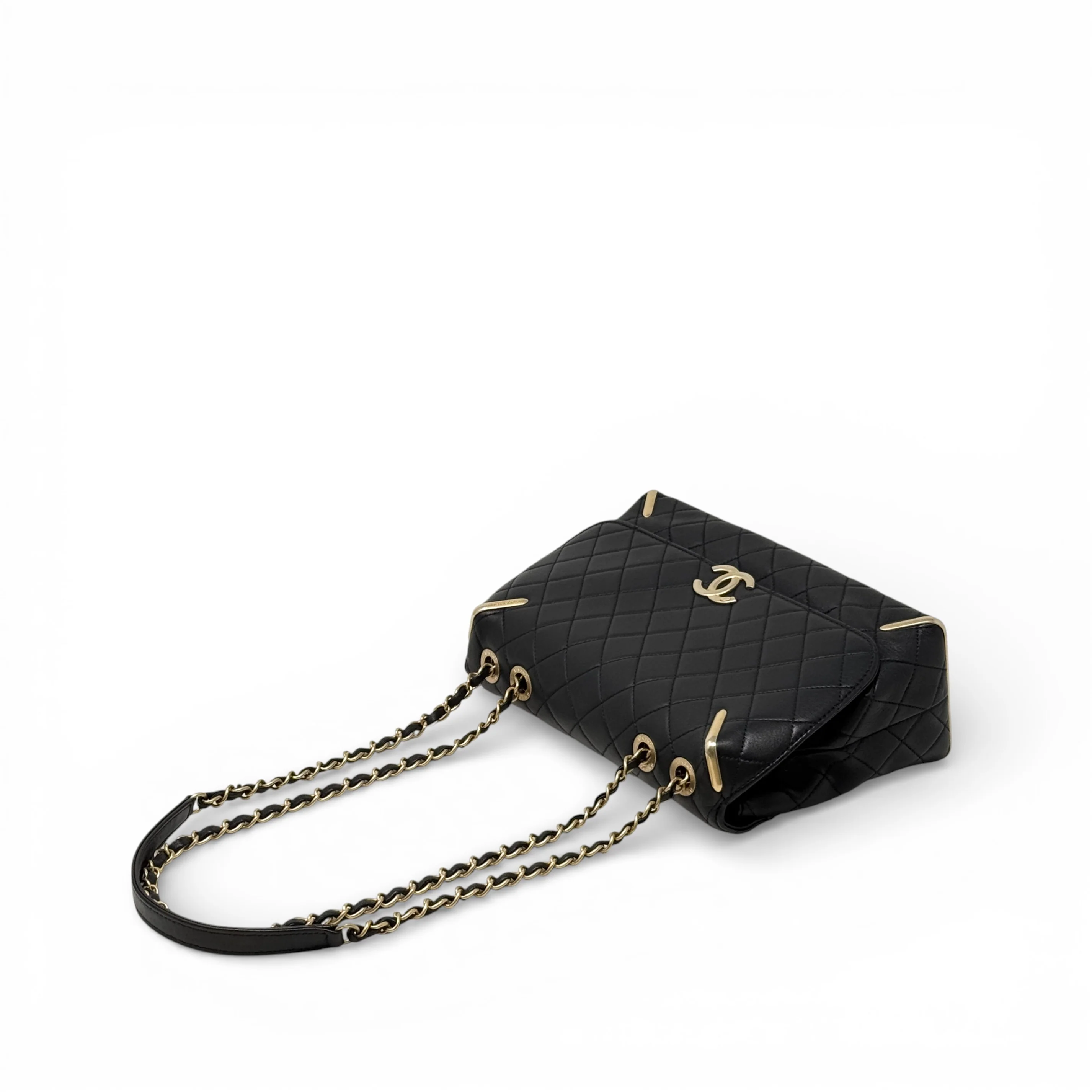 Chanel Black Medium Metal Flap - Image 15