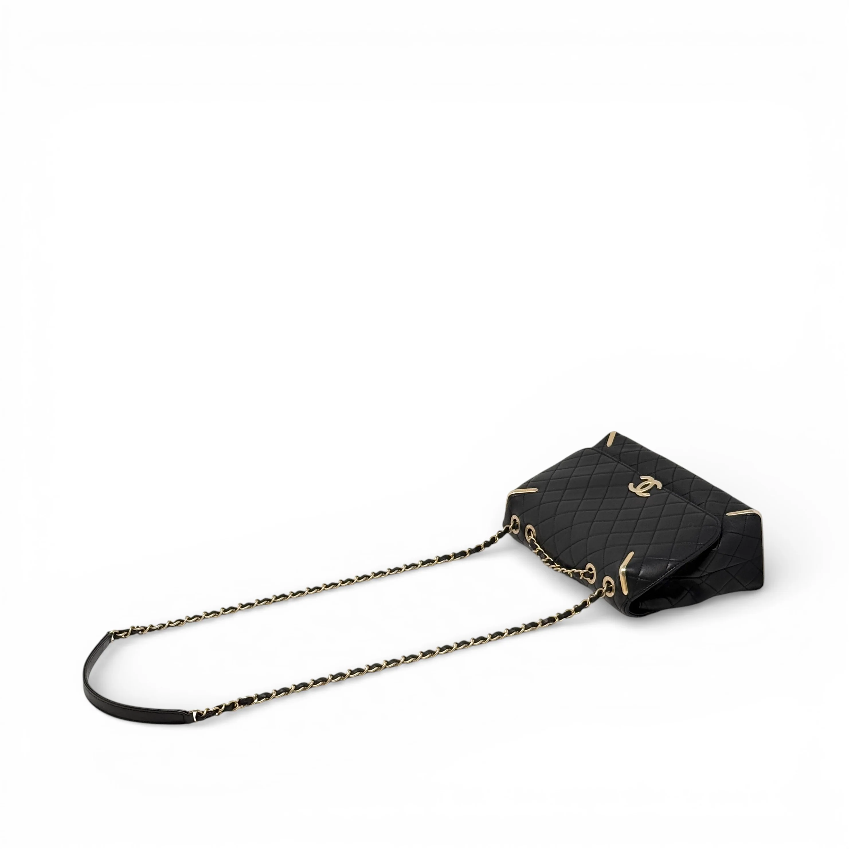 Chanel Black Medium Metal Flap - Image 16