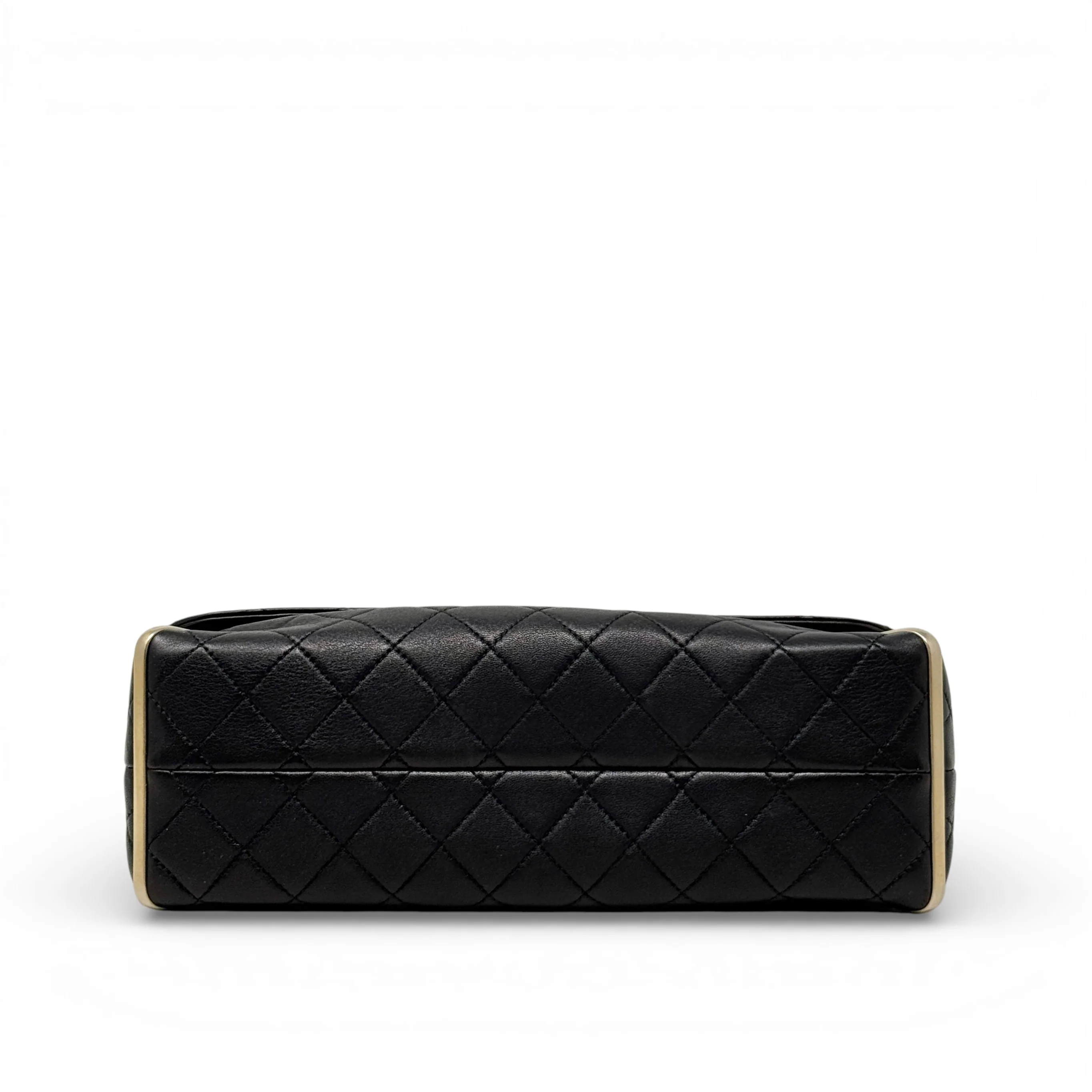 Chanel Black Medium Metal Flap - Image 5