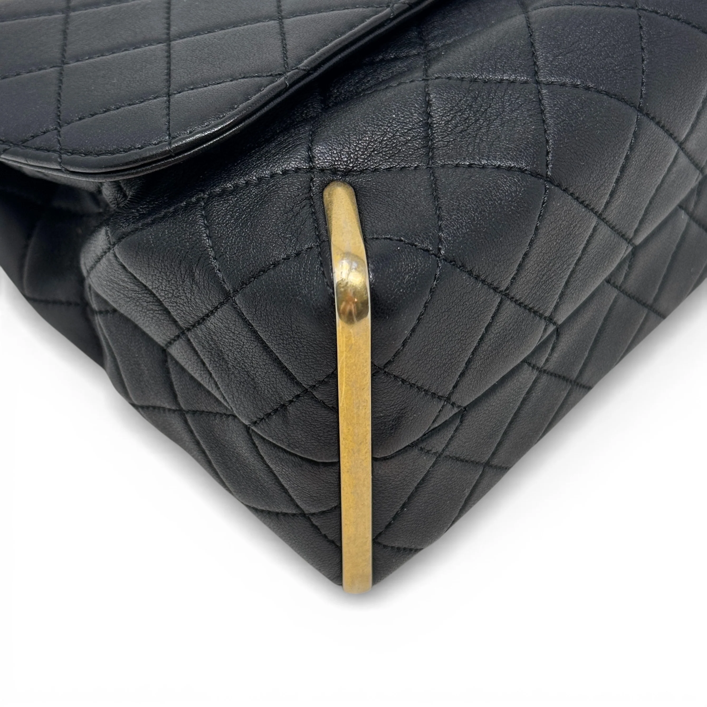 Chanel Black Medium Metal Flap - Image 7