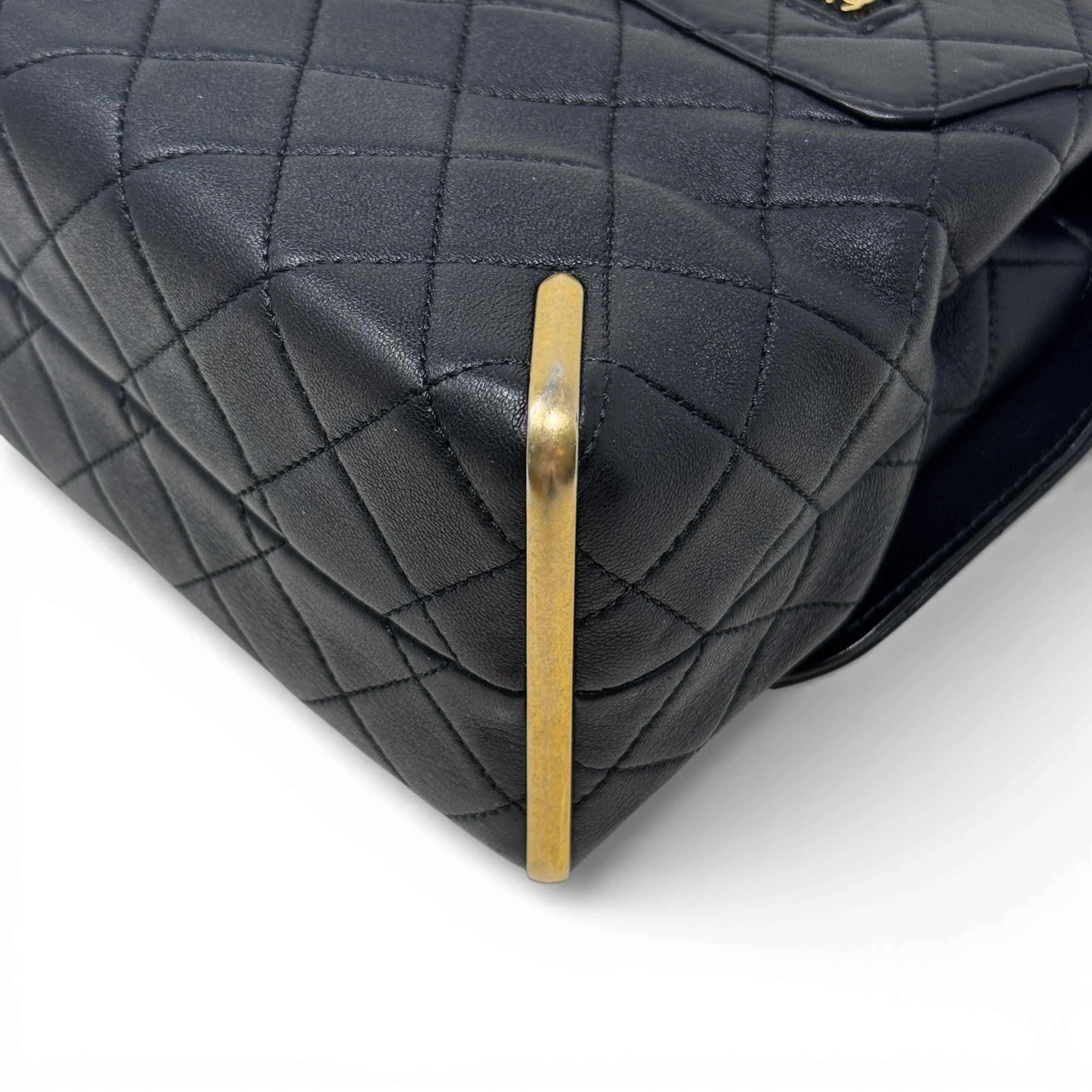 Chanel Black Medium Metal Flap - Image 8