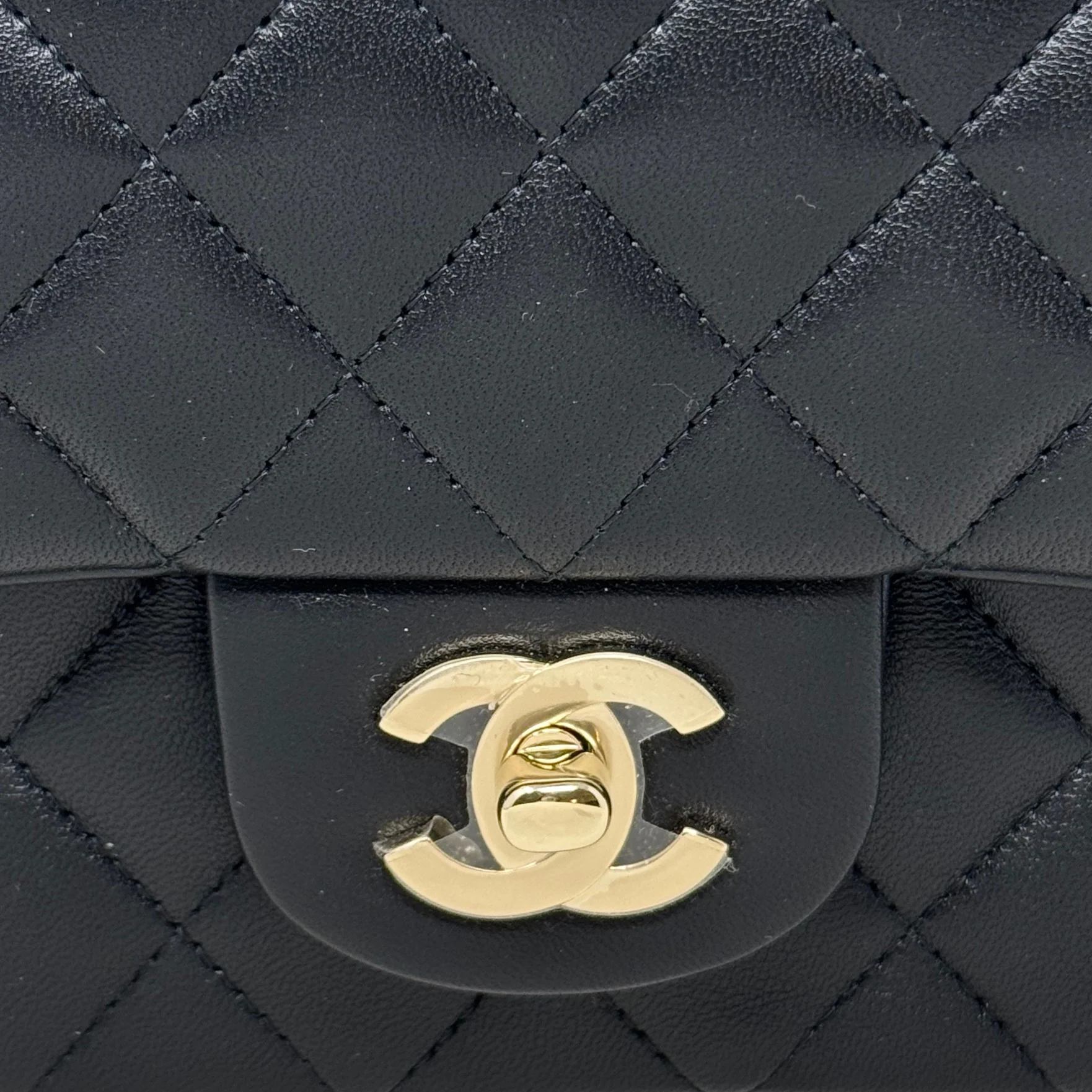 Chanel Black Mini Square Flap - Image 10