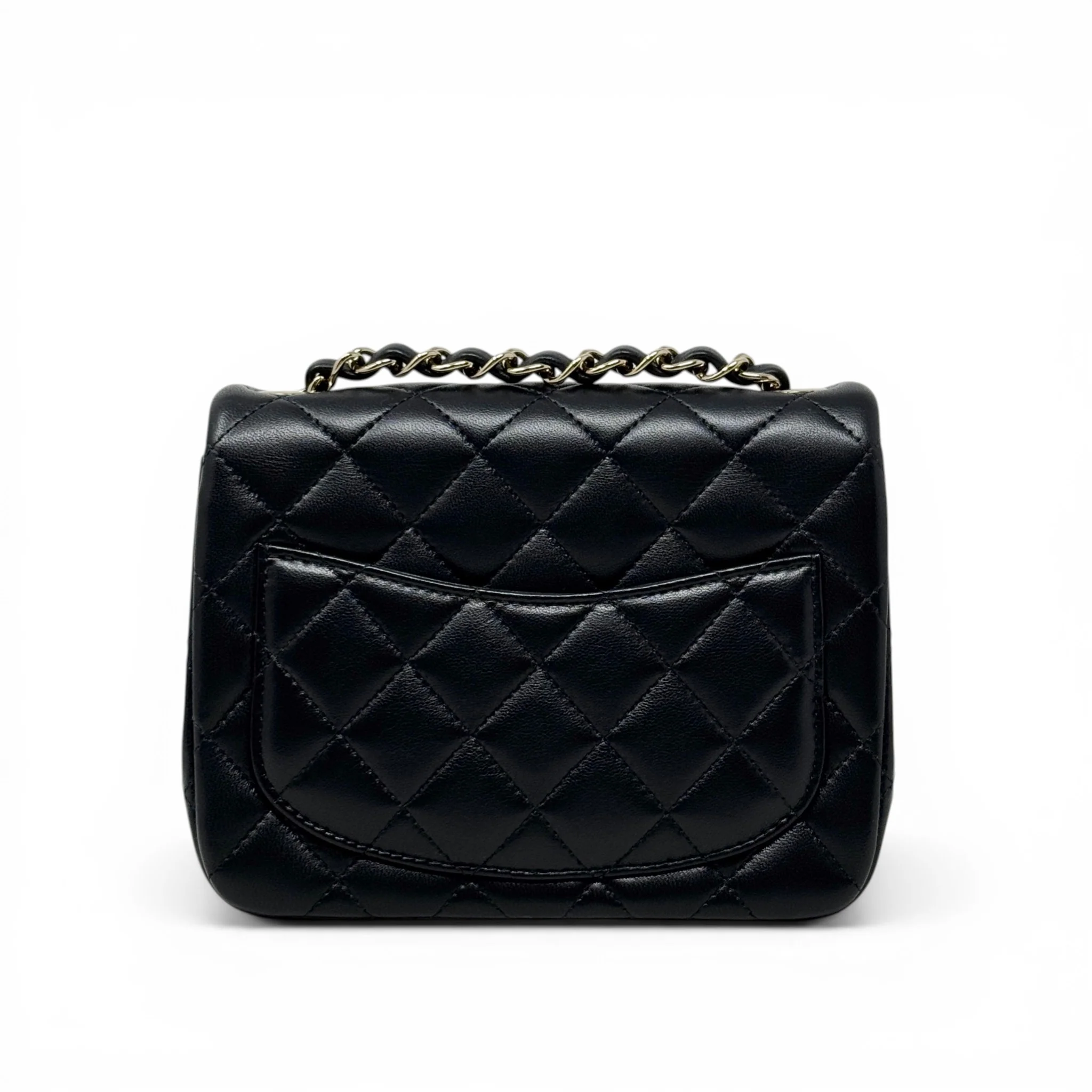 Chanel Black Mini Square Flap - Image 3
