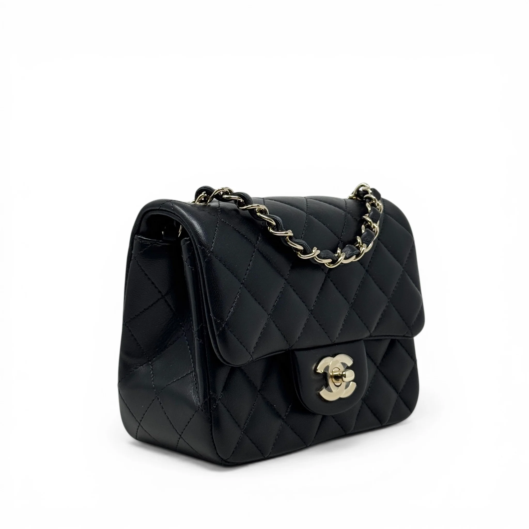Chanel Black Mini Square Flap - Image 4