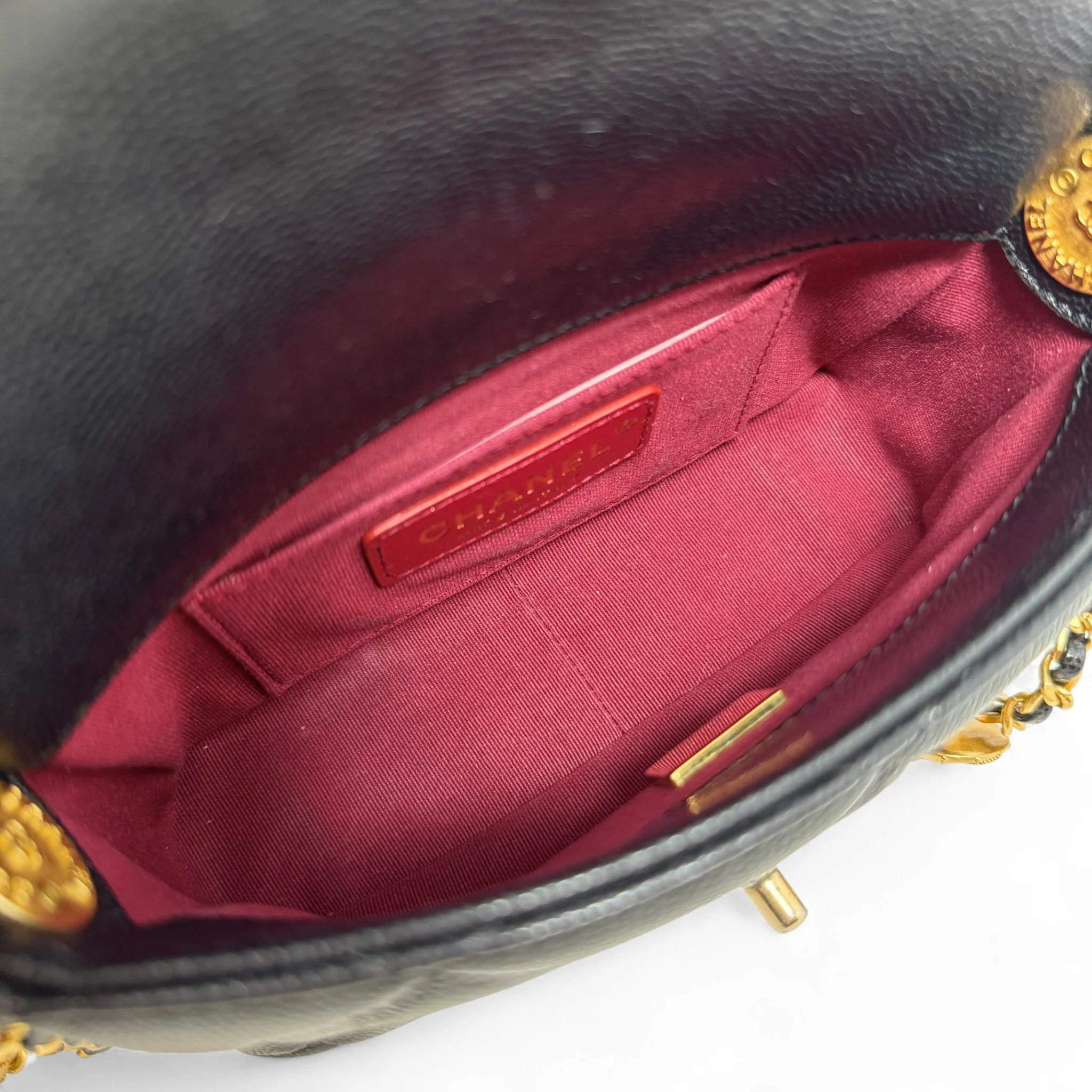 Chanel Black Mini Twist Your Buttons Flap - Image 12