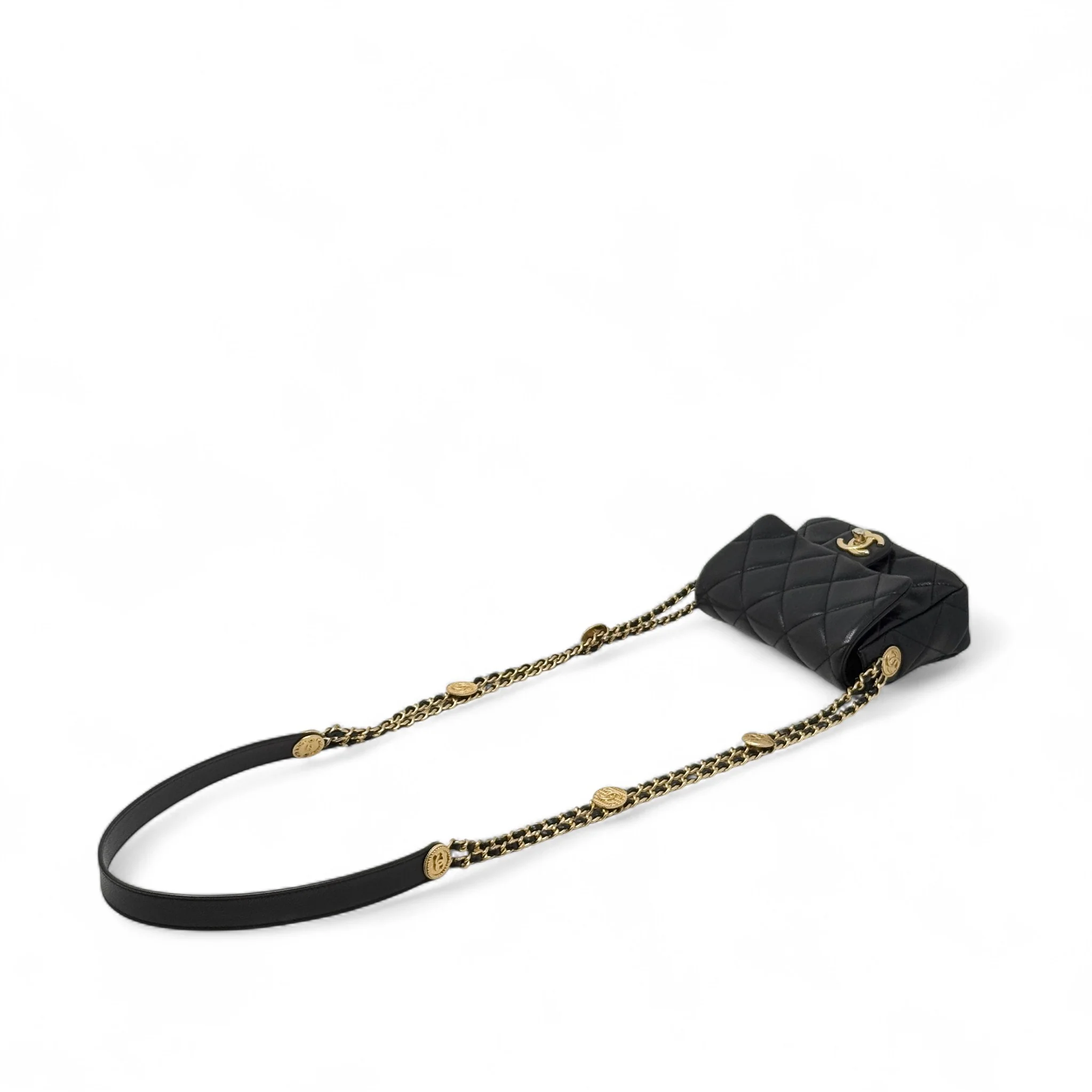 Chanel Black Mini Twist Your Buttons Flap - Image 15