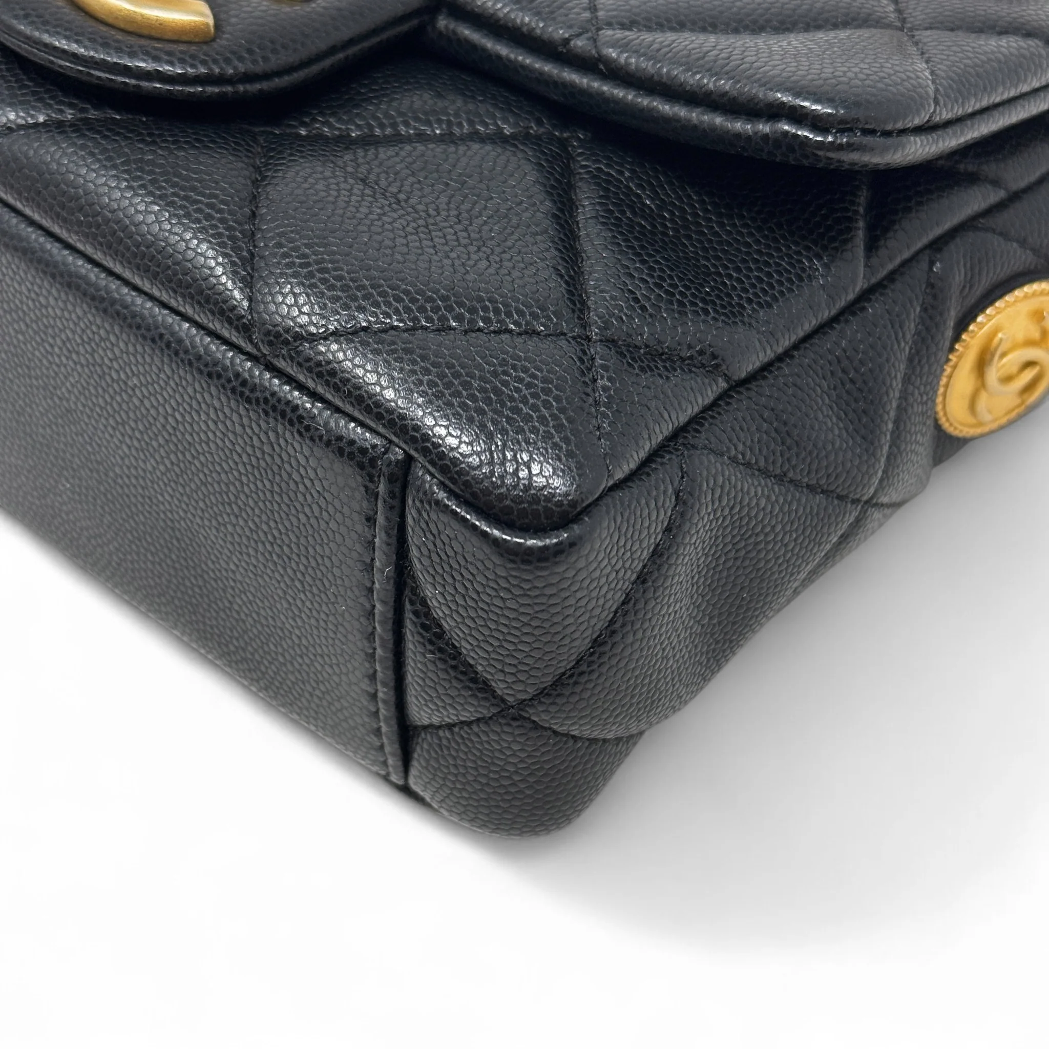 Chanel Black Mini Twist Your Buttons Flap - Image 6