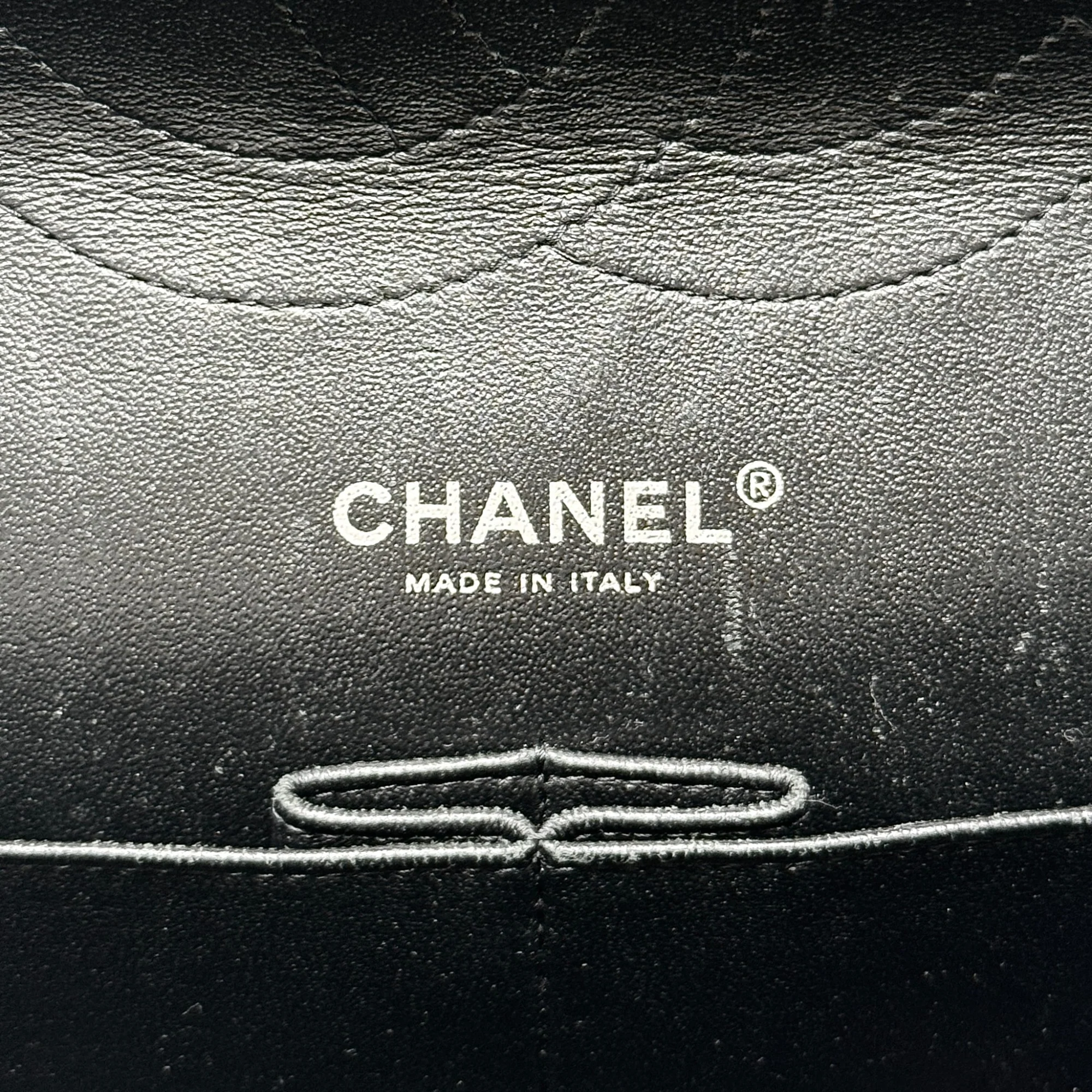 Chanel Black Patent Classic Jumbo Flap - Image 8