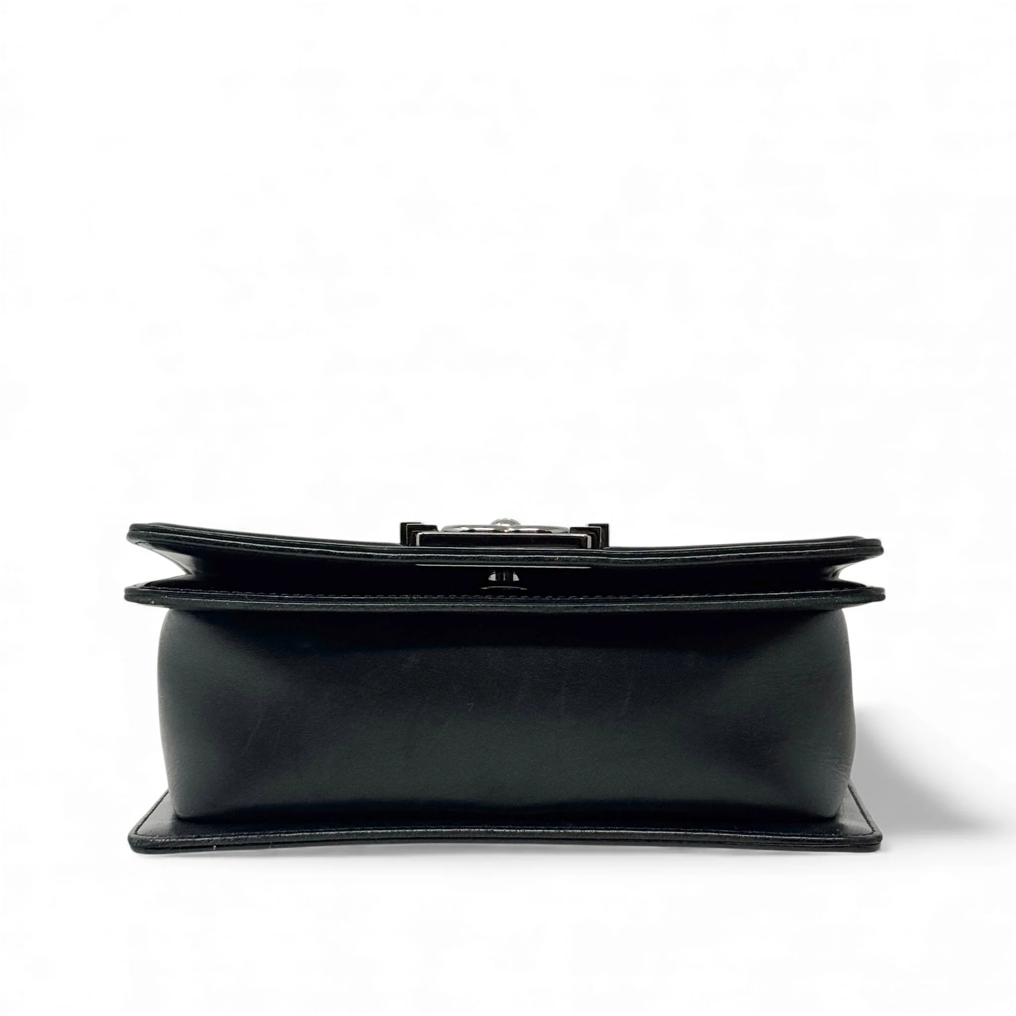 Chanel Black Patent Small Boy Bag - Image 5