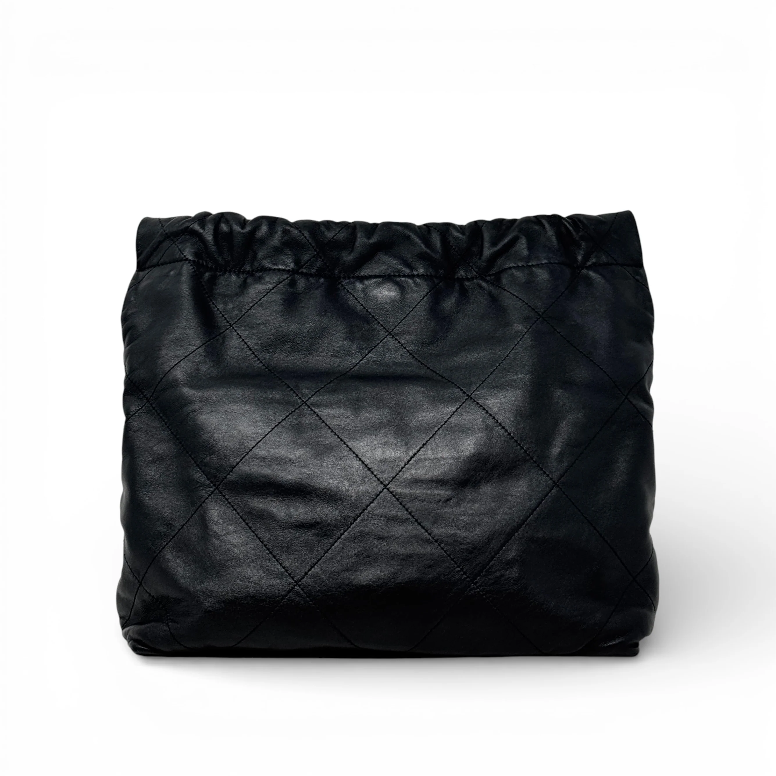Chanel Black Small 22 Hobo With Pouch - Image 3