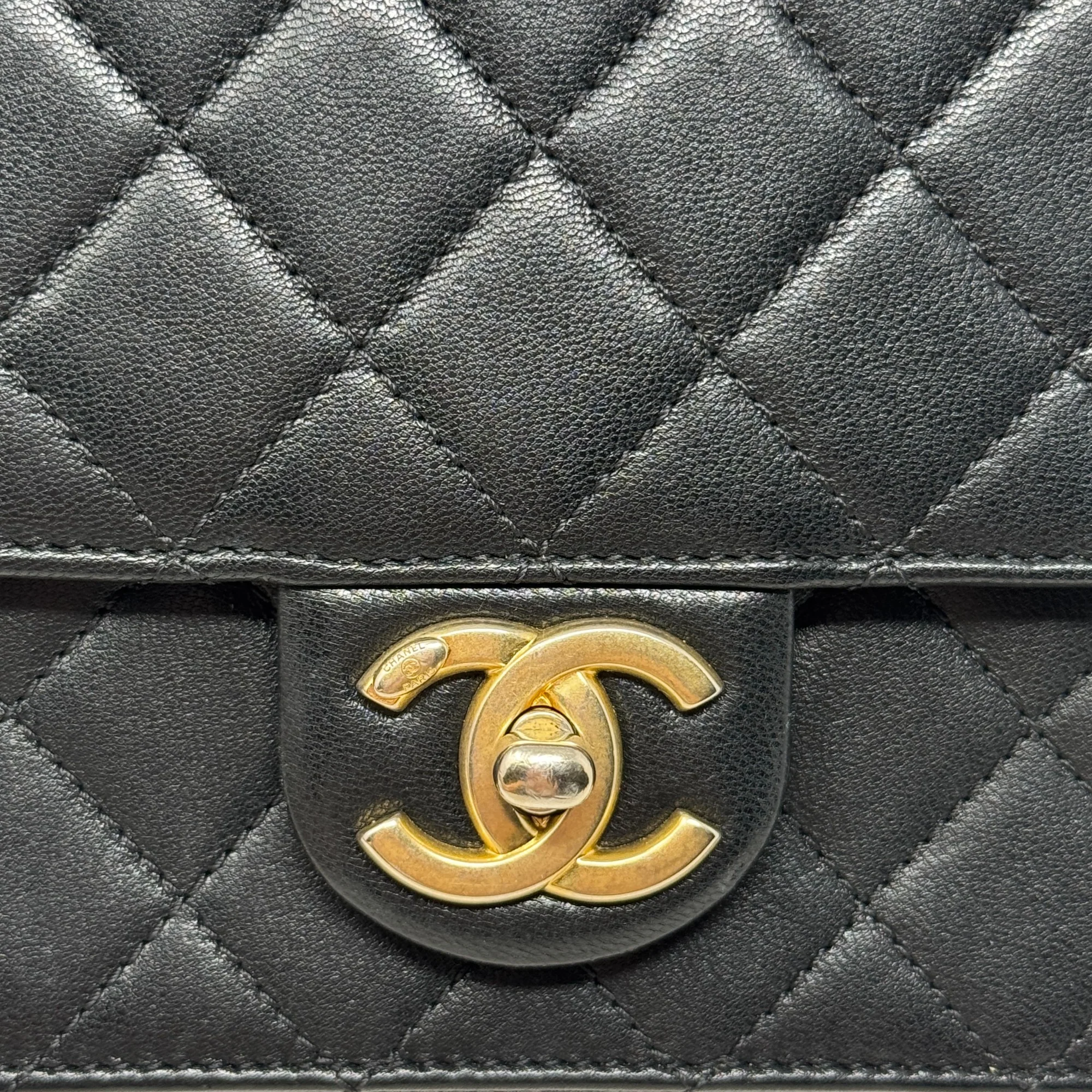 Chanel Black Small Chic Pearl Flap - Image 10