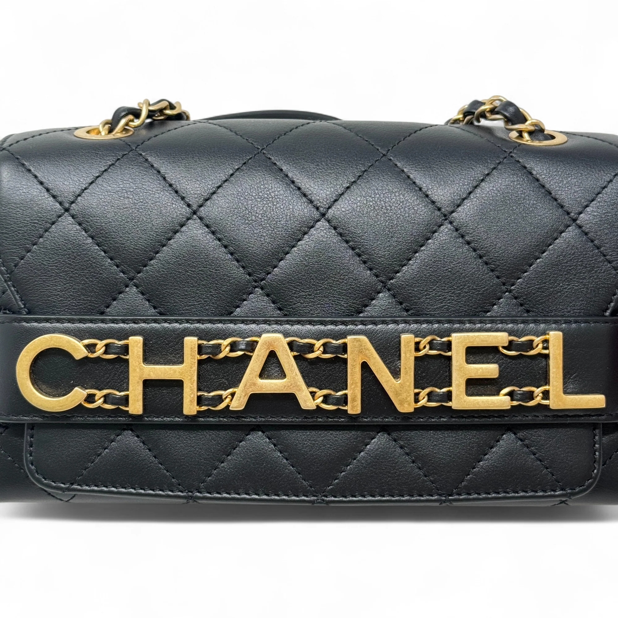 Chanel Black Small Enchained Bag - Image 10