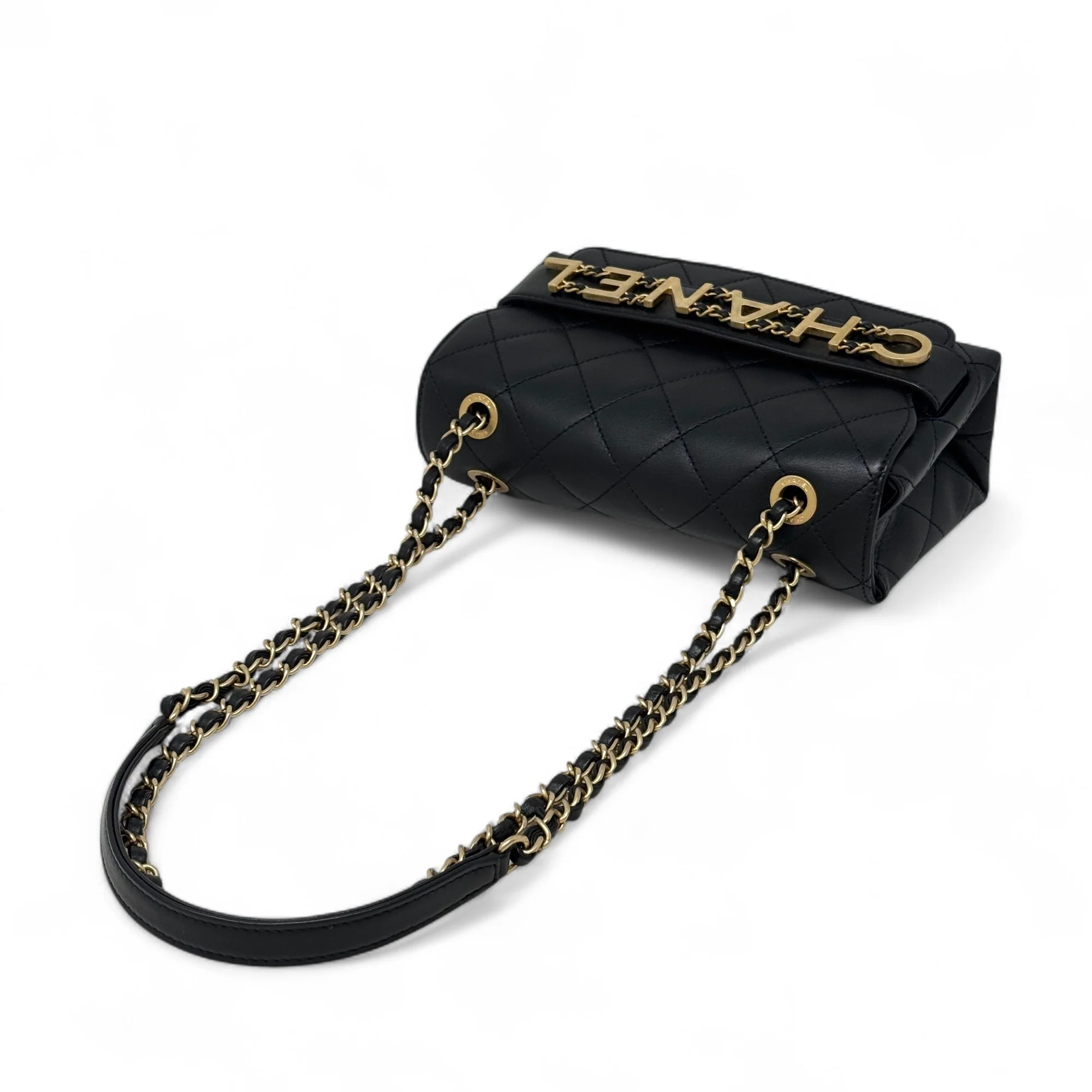 Chanel Black Small Enchained Bag - Image 15