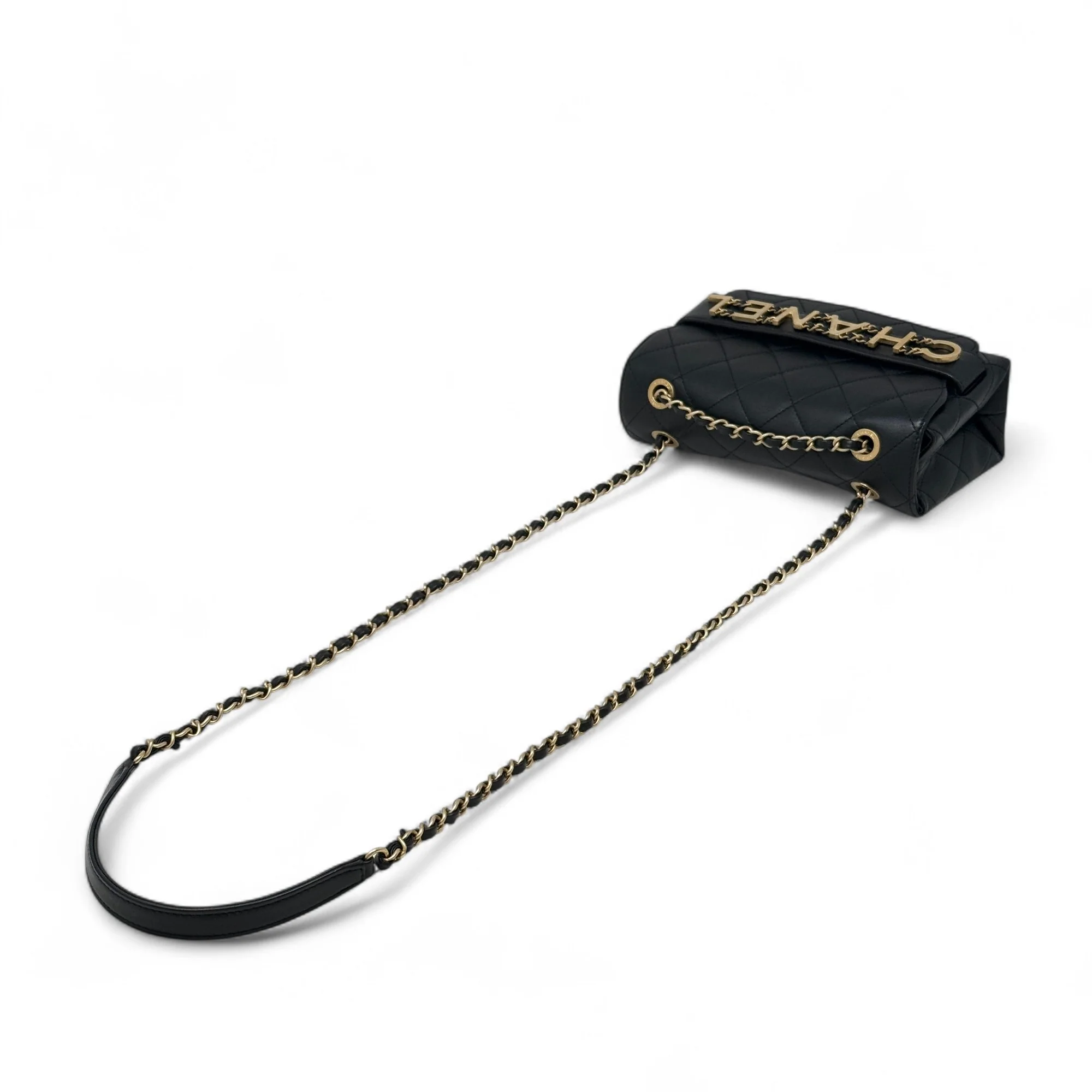 Chanel Black Small Enchained Bag - Image 16