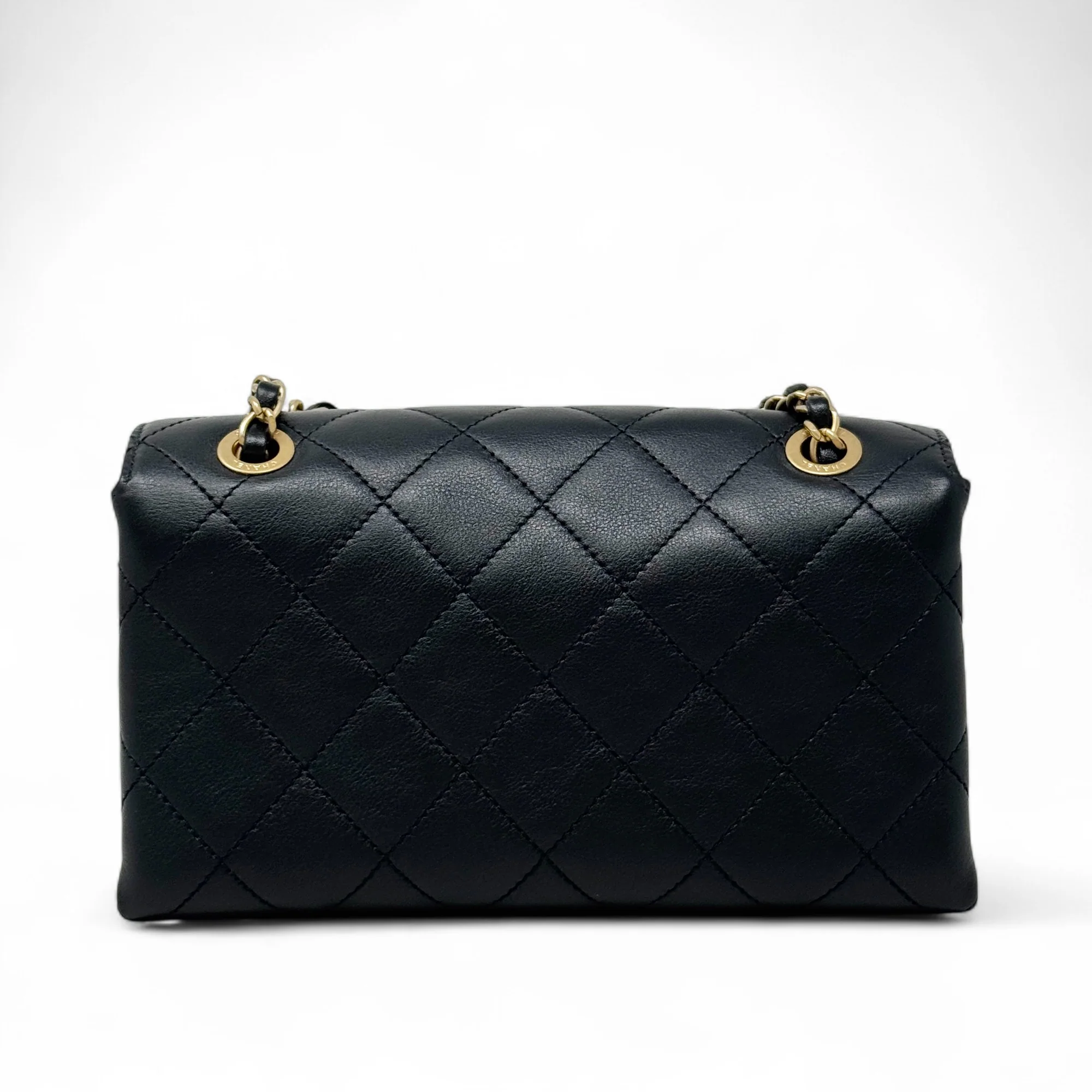 Chanel Black Small Enchained Bag - Image 3