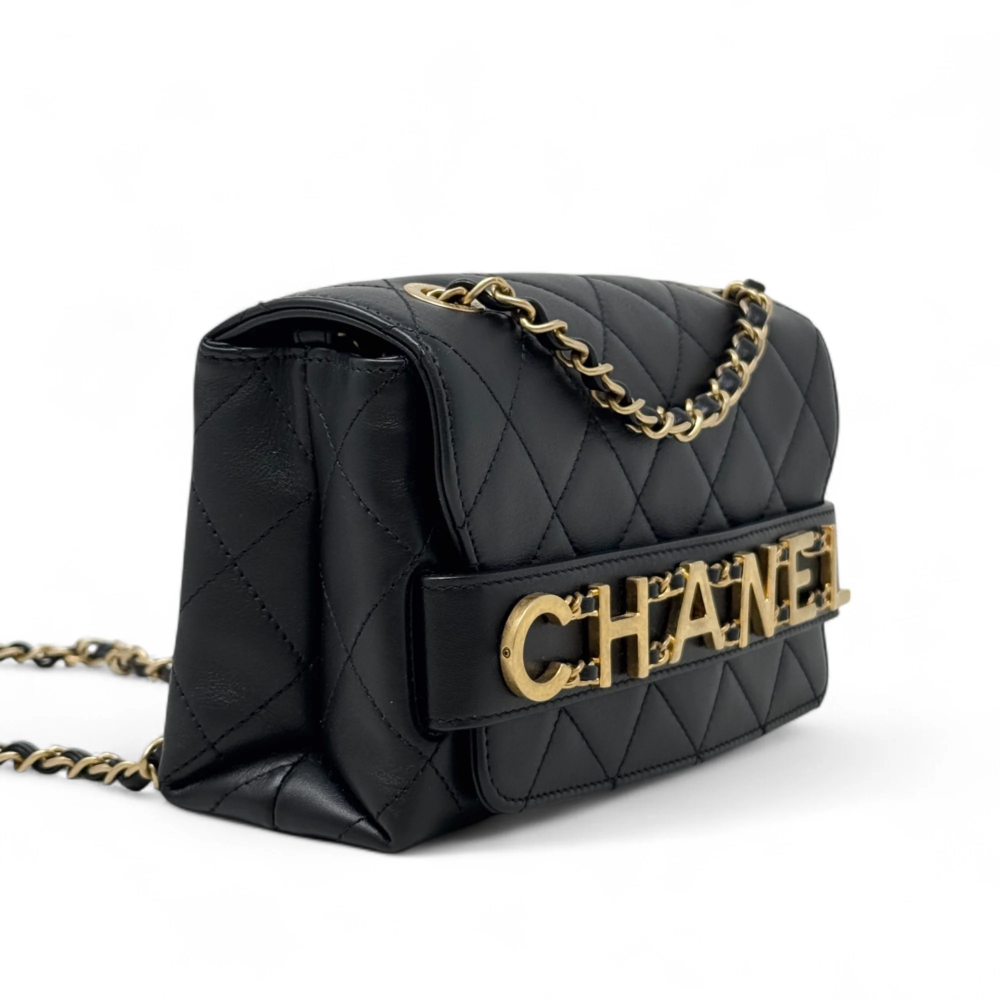 Chanel Black Small Enchained Bag - Image 4