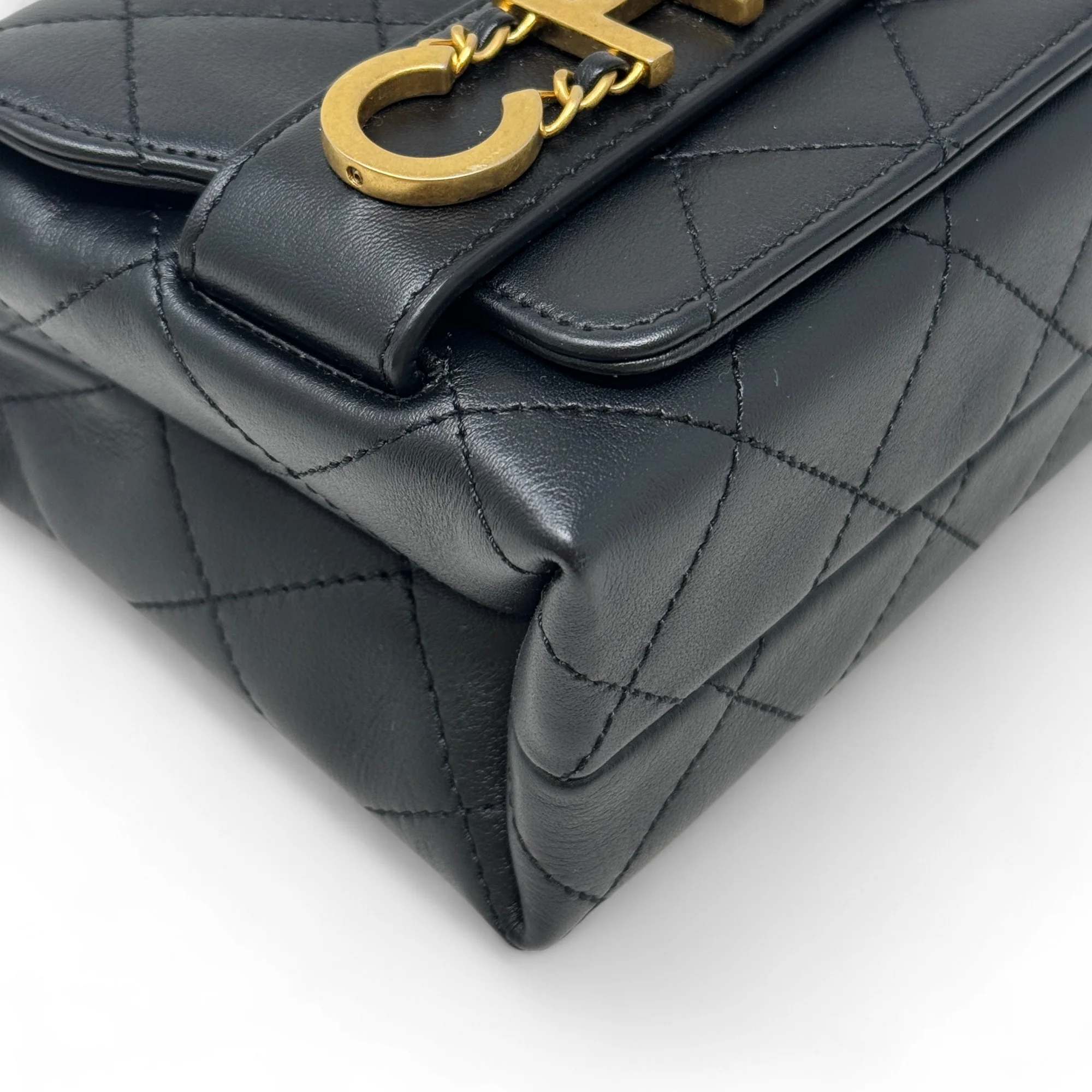 Chanel Black Small Enchained Bag - Image 7