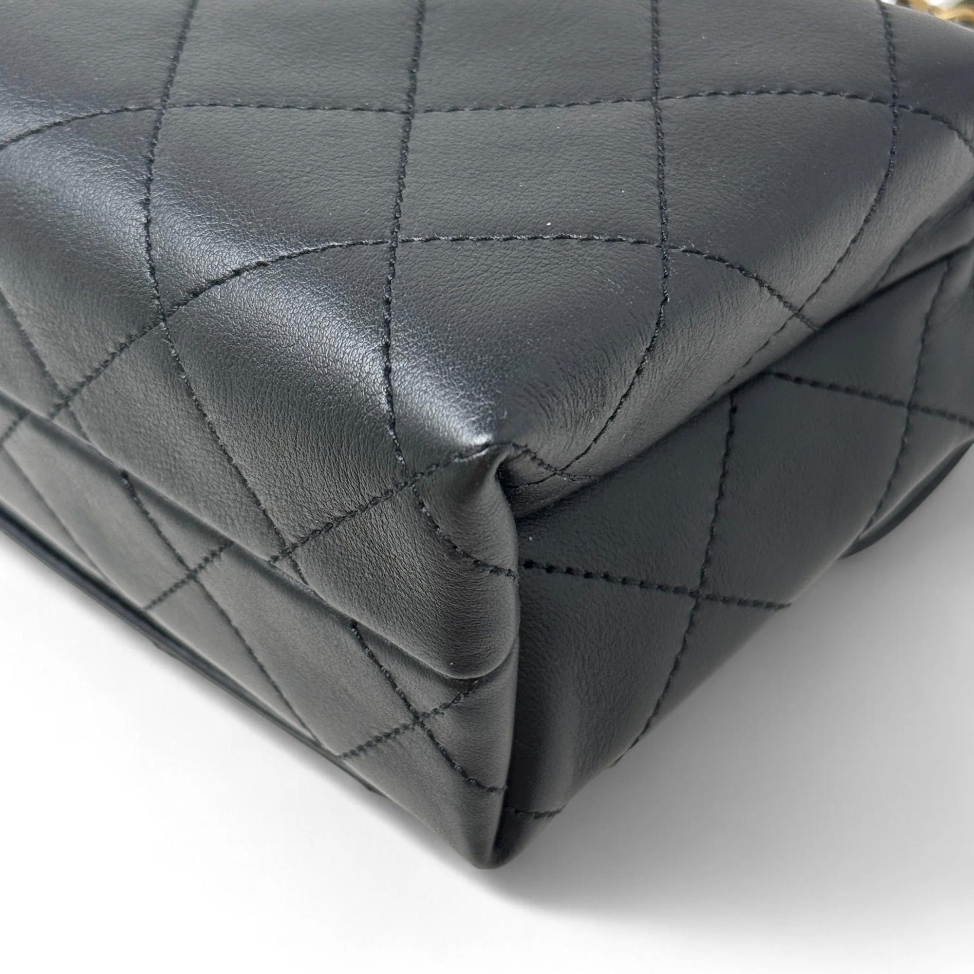Chanel Black Small Enchained Bag - Image 8