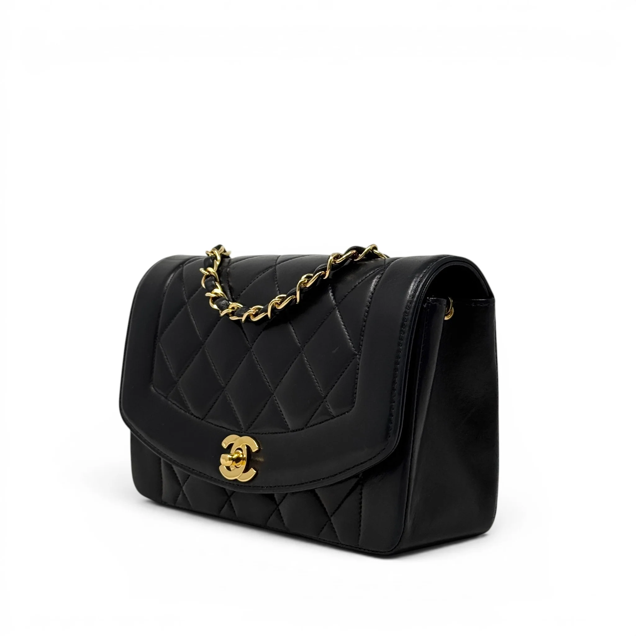 Chanel Black Small Vintage Diana Flap - Image 2