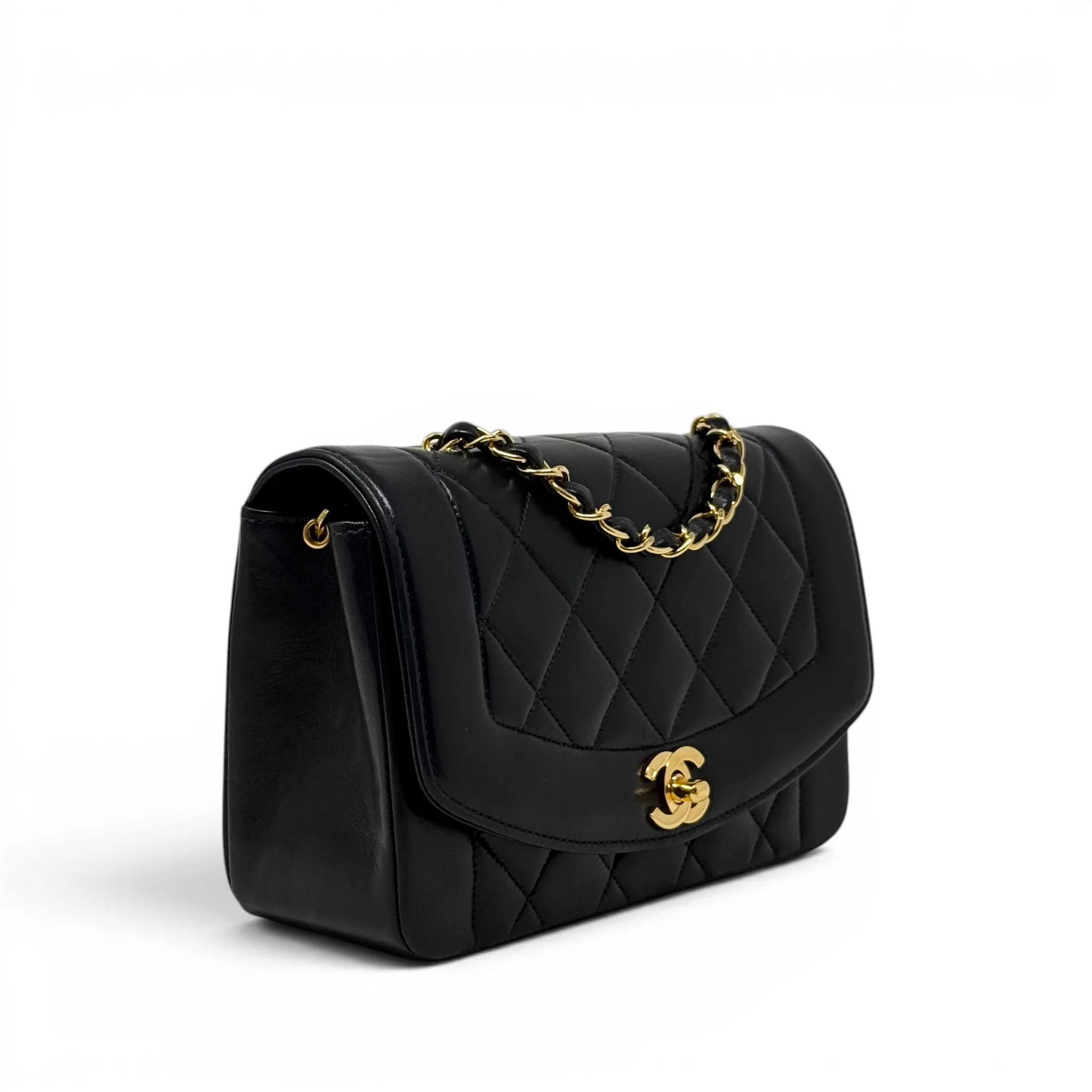 Chanel Black Small Vintage Diana Flap - Image 4
