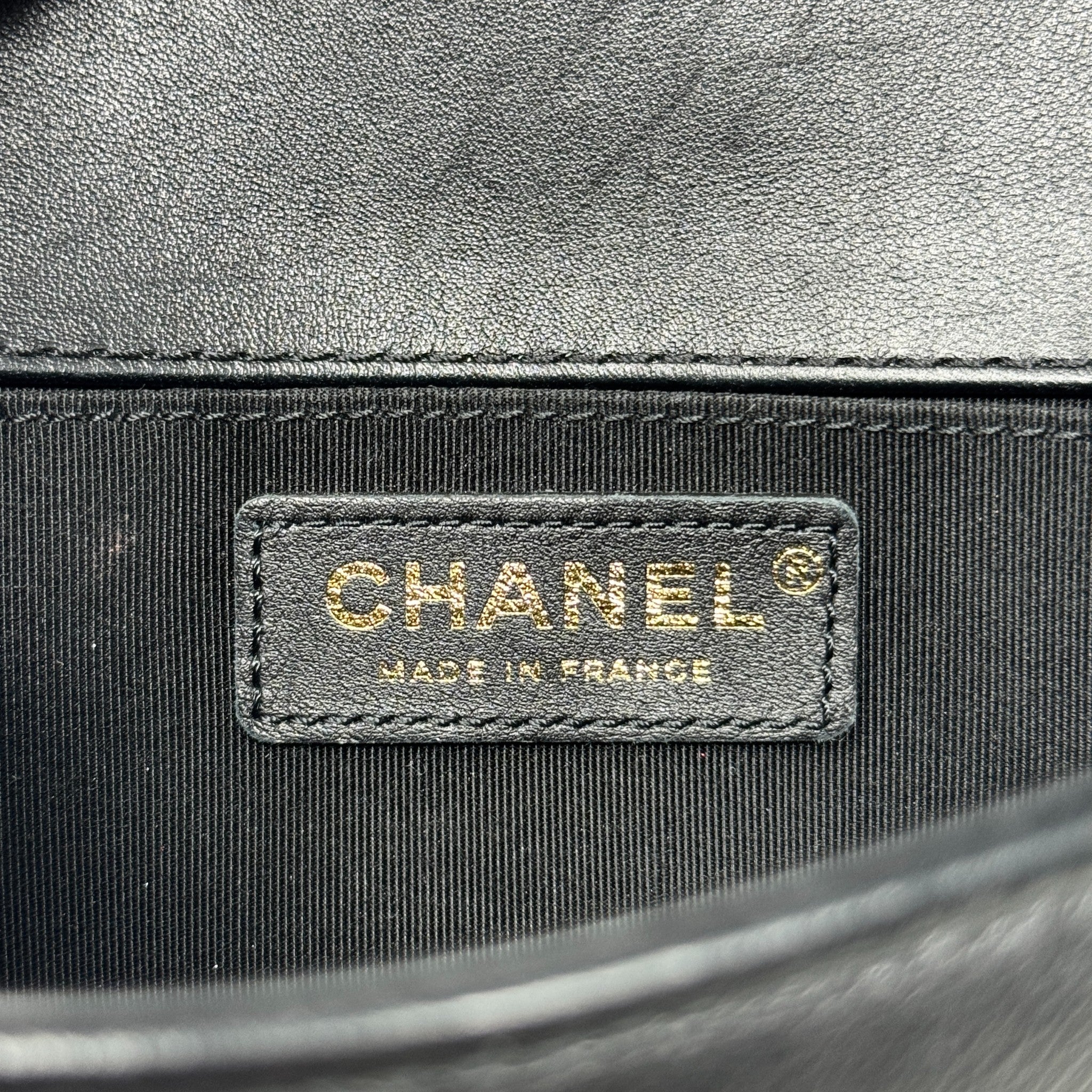 Chanel Black Tweed Small Boy Bag - Image 13