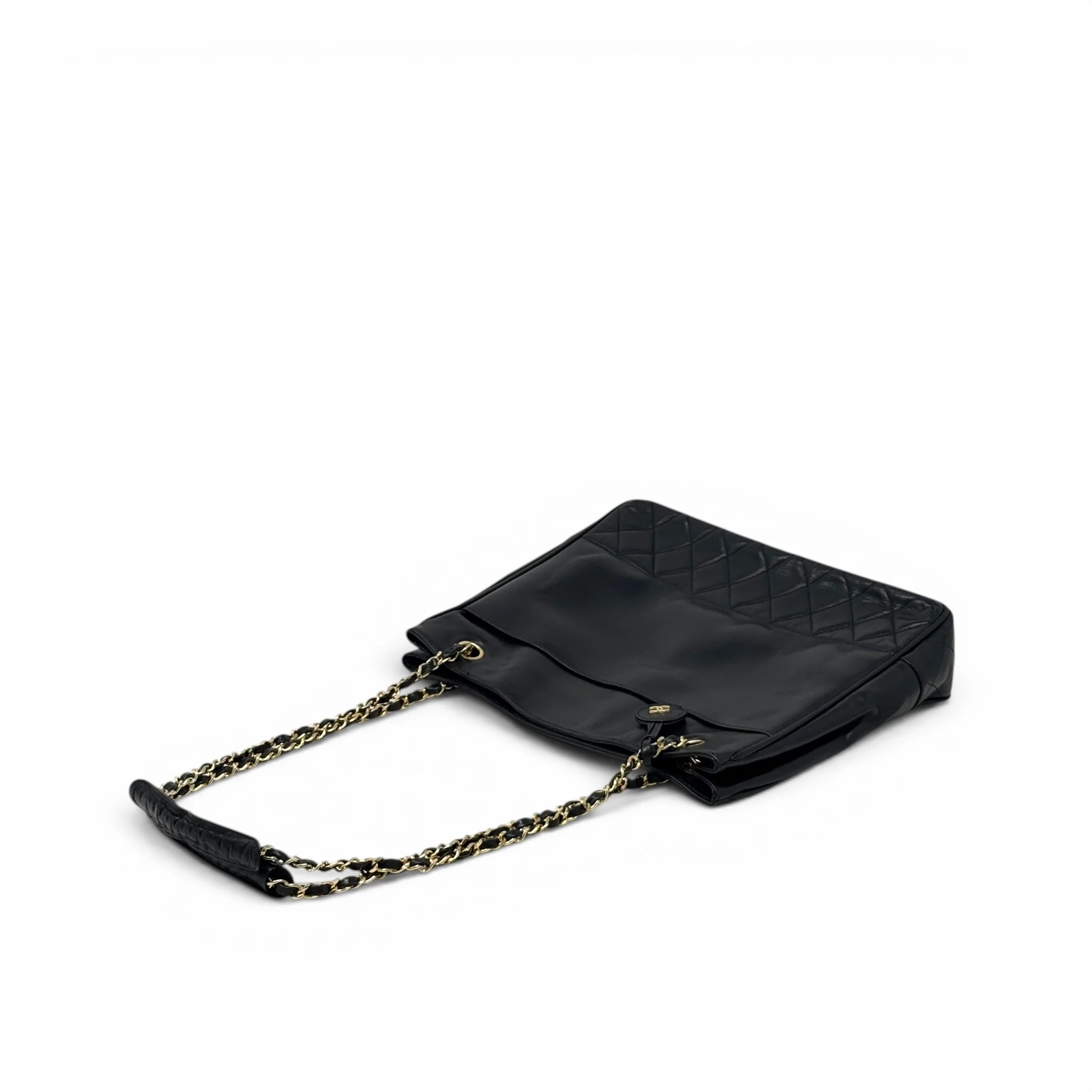 Chanel Black Vintage Timeless Chain Tote - Image 13