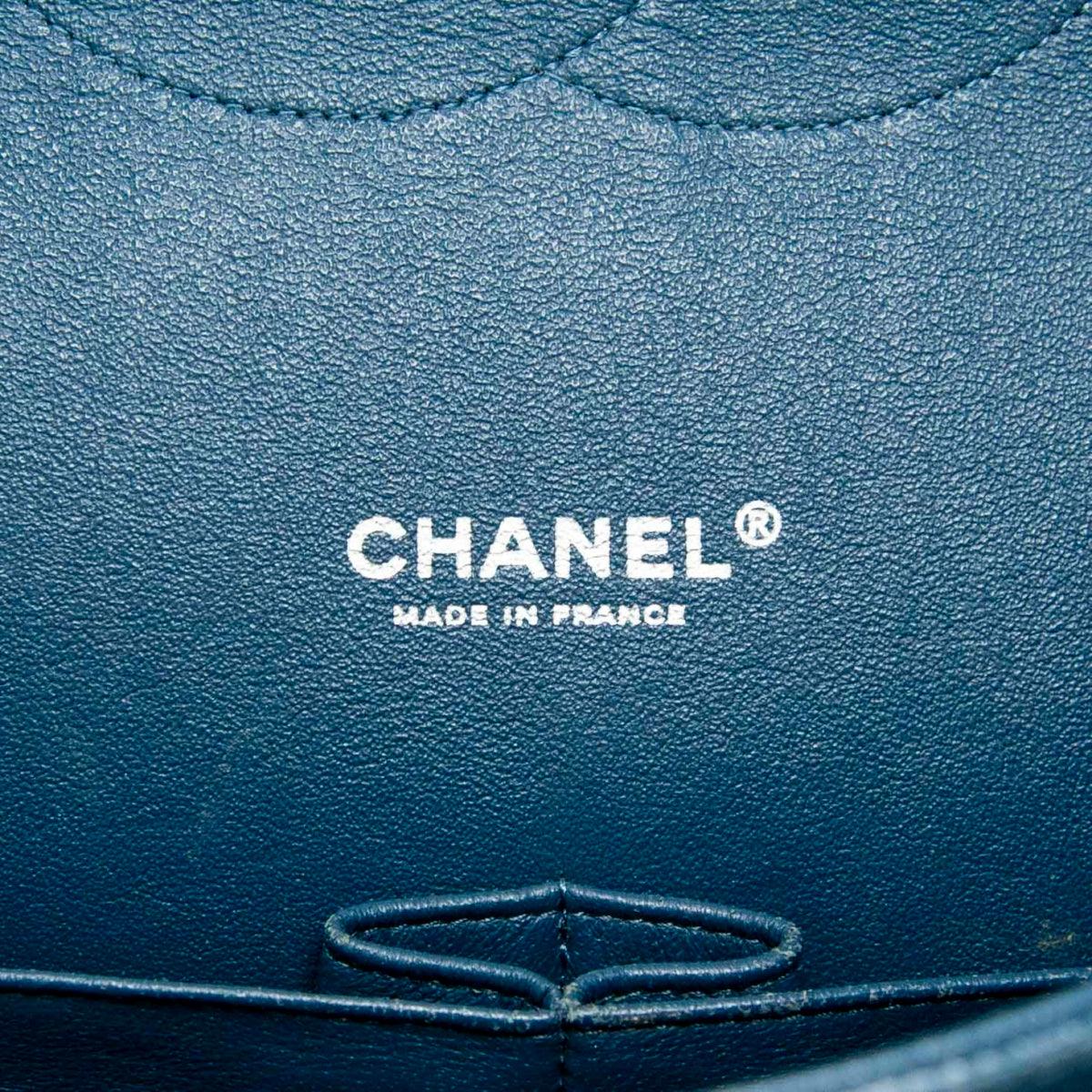 Chanel Blue Maxi Classic Flap - Image 14