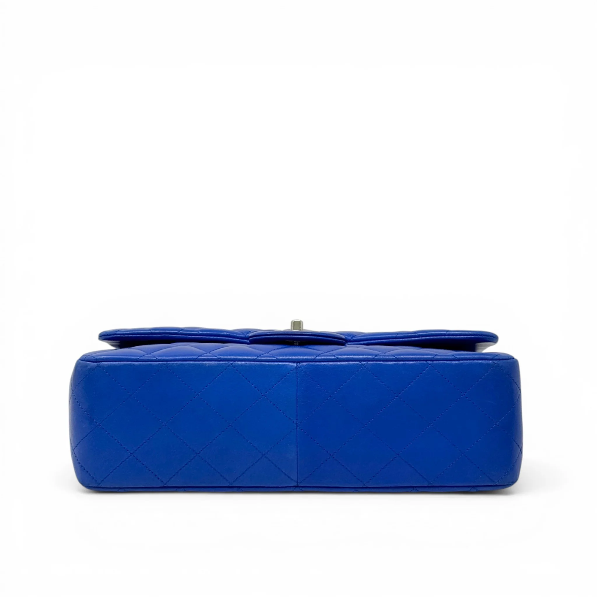 Chanel Blue Jumbo Single Flap - Image 5