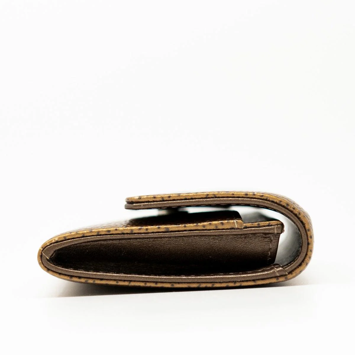 Chanel Bronze Caviar Flap Card Holder - Image 6