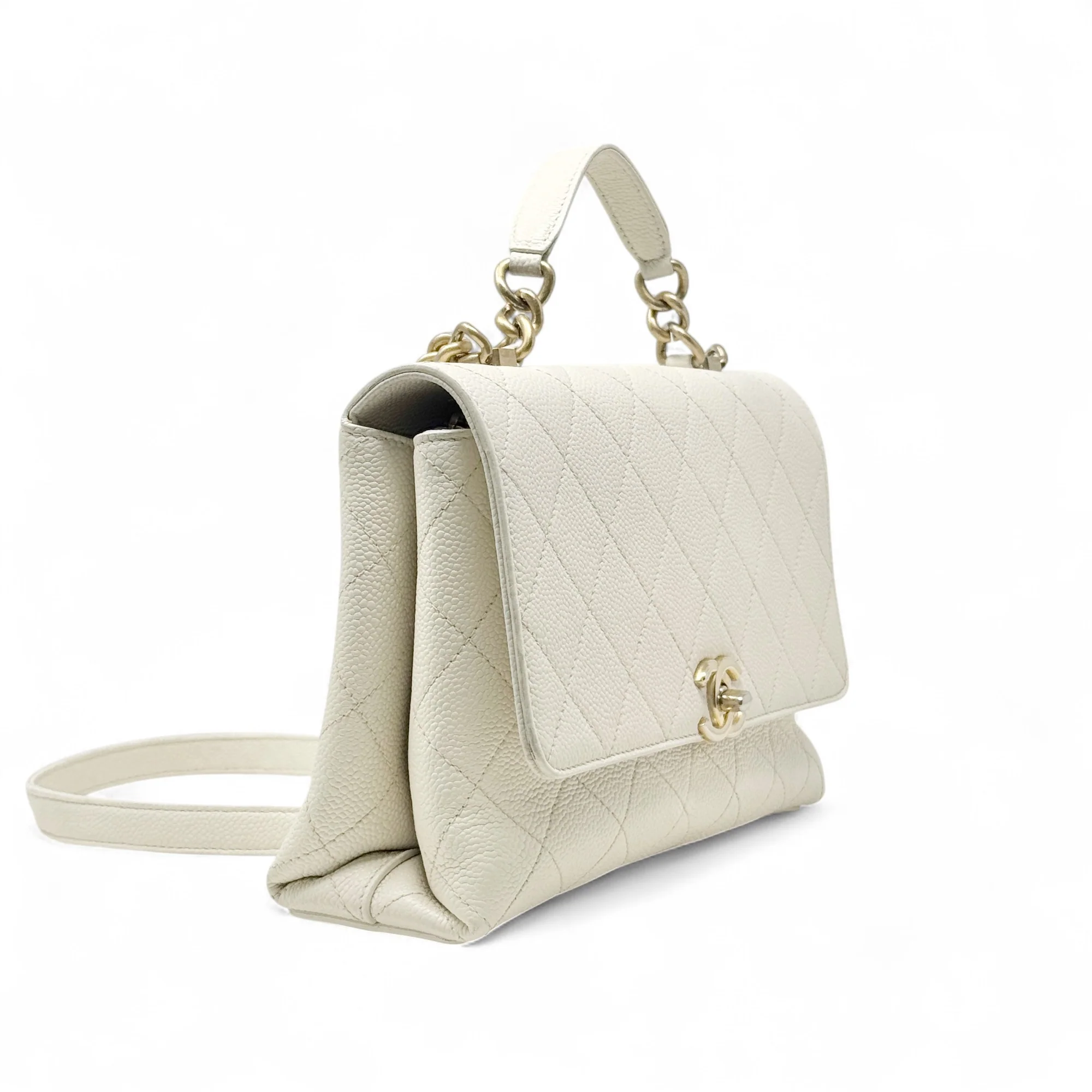 Chanel Cream Medium Chic Affinity Flap - Image 4