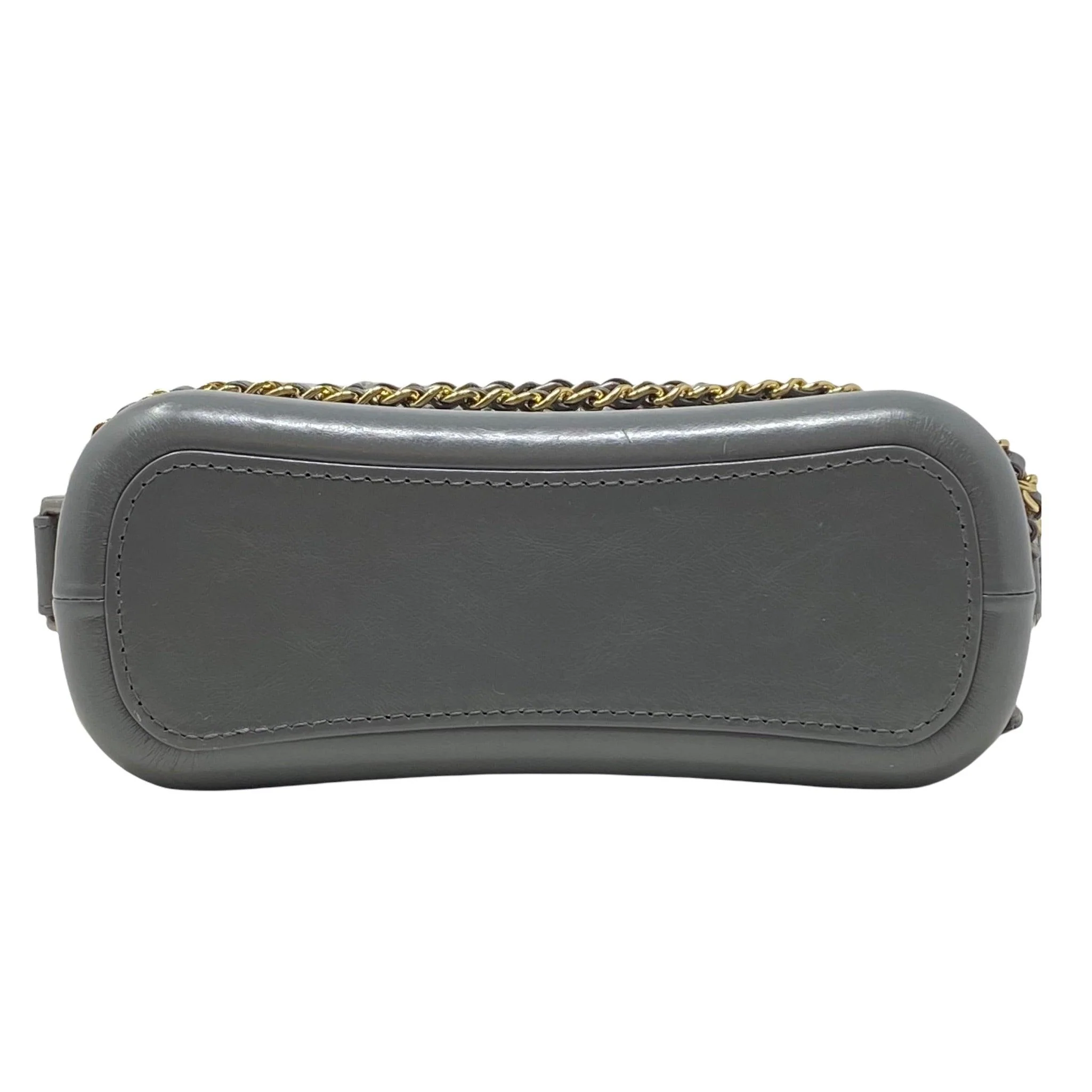 Chanel Gray Tweed Small Gabrielle Hobo Bag - Image 9