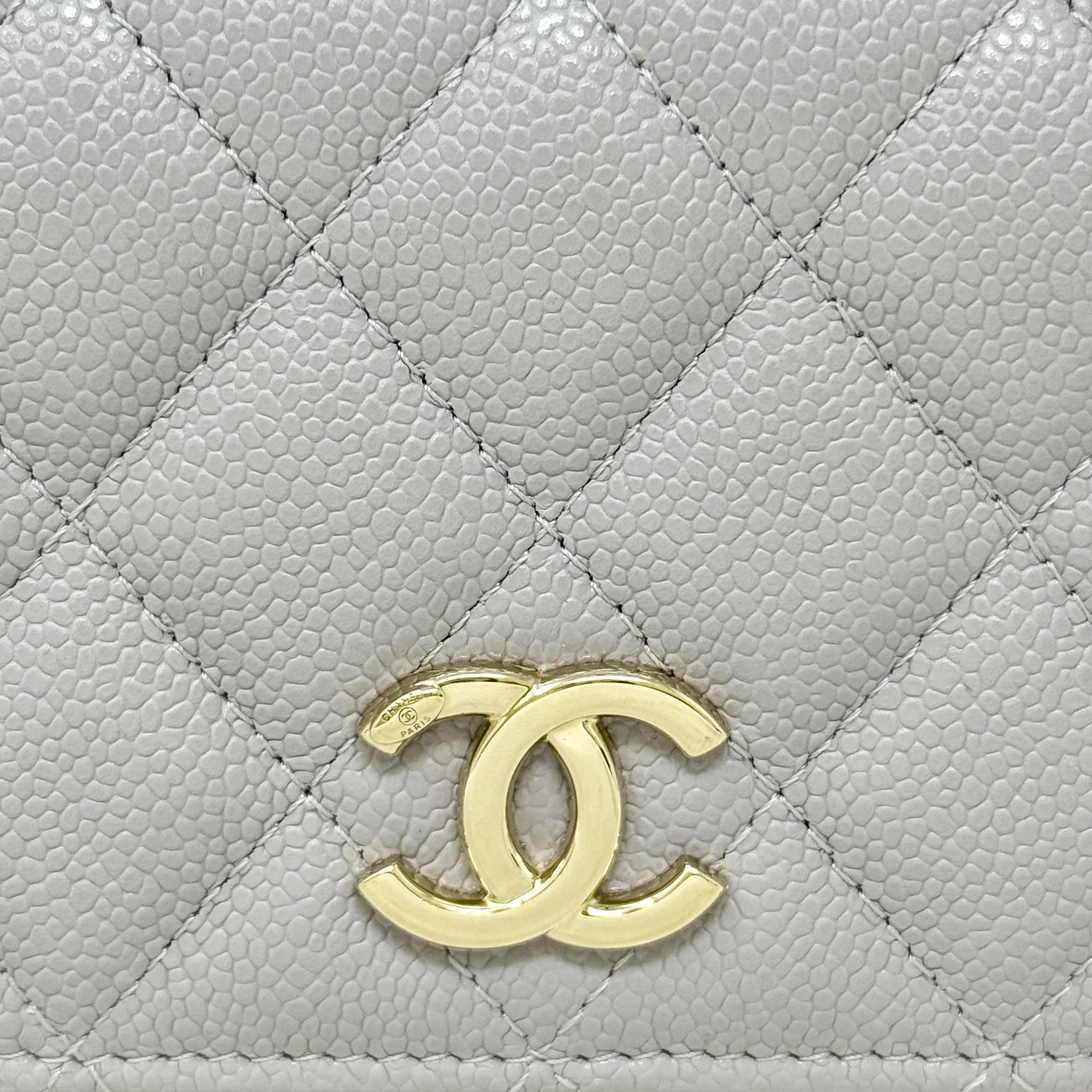 Chanel Grey Micro Business Affinity Flap - Image 10
