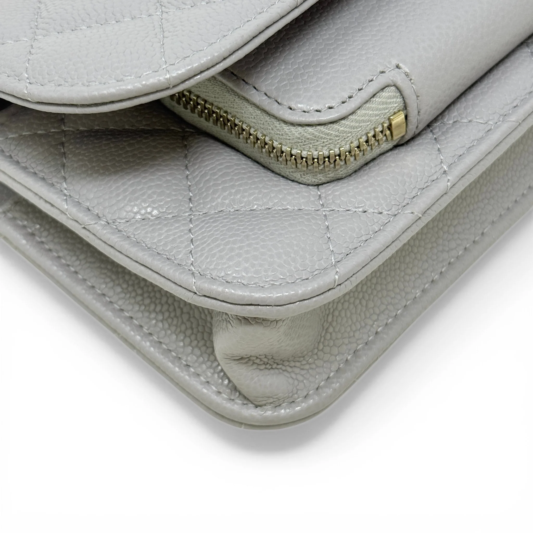 Chanel Grey Micro Business Affinity Flap - Image 6