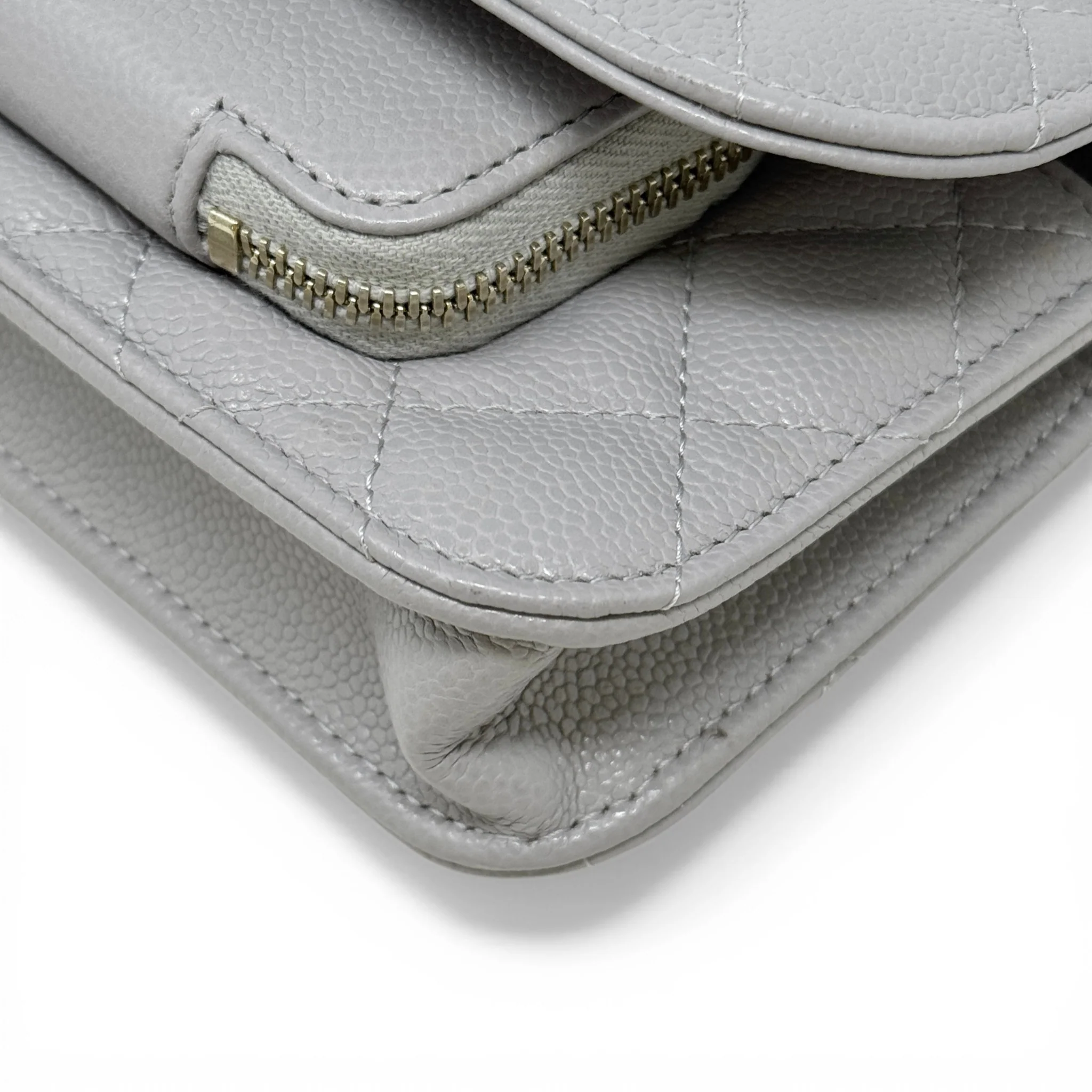 Chanel Grey Micro Business Affinity Flap - Image 7