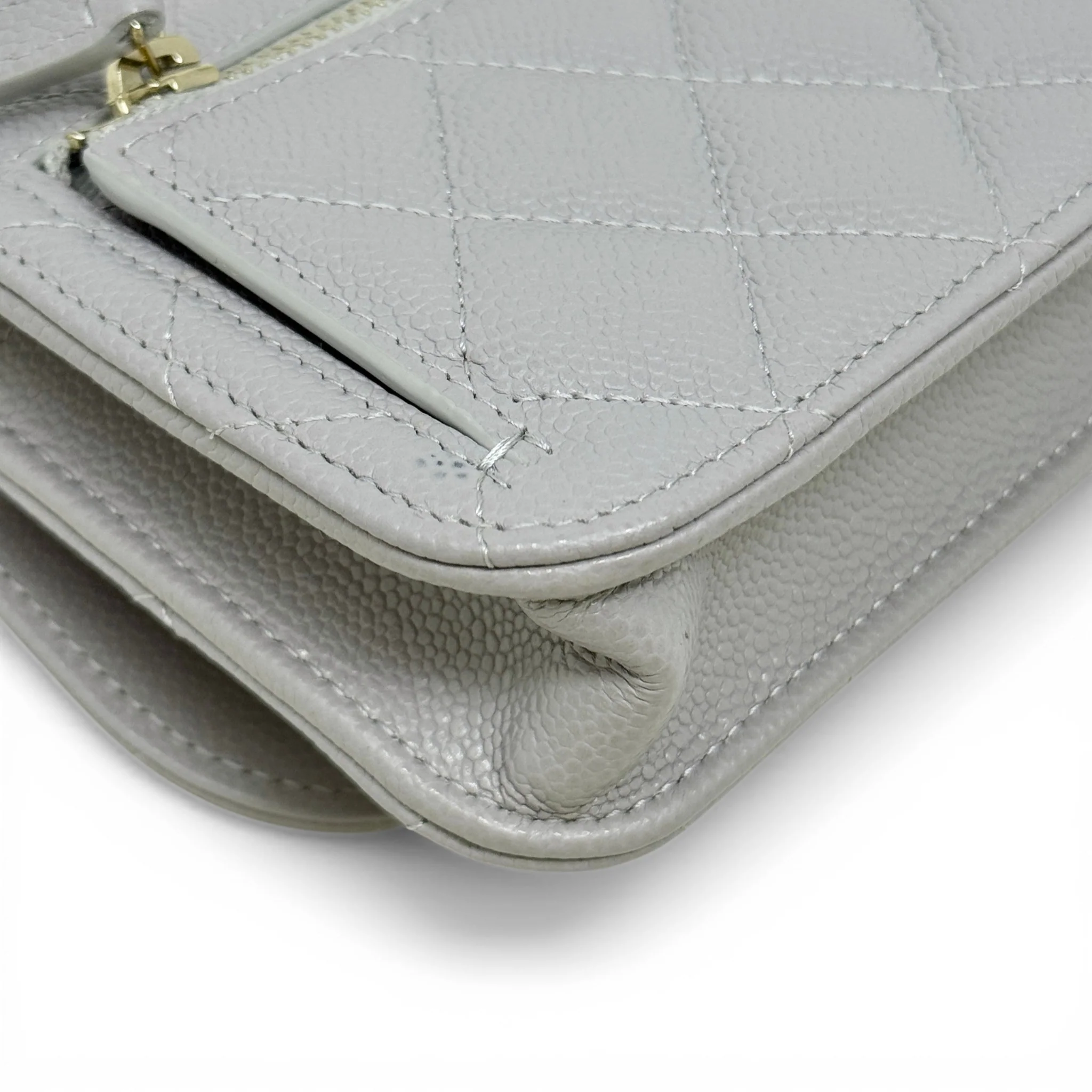 Chanel Grey Micro Business Affinity Flap - Image 8
