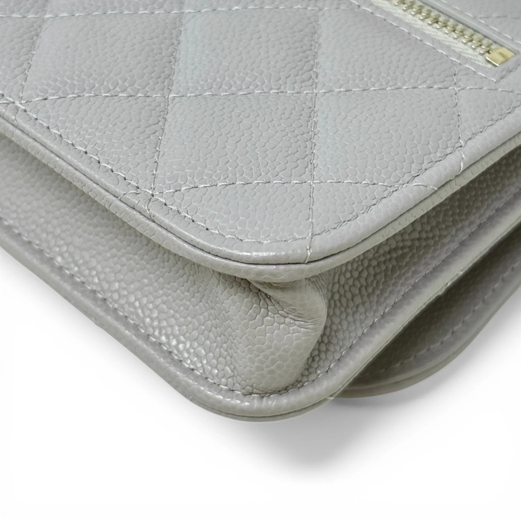 Chanel Grey Micro Business Affinity Flap - Image 9