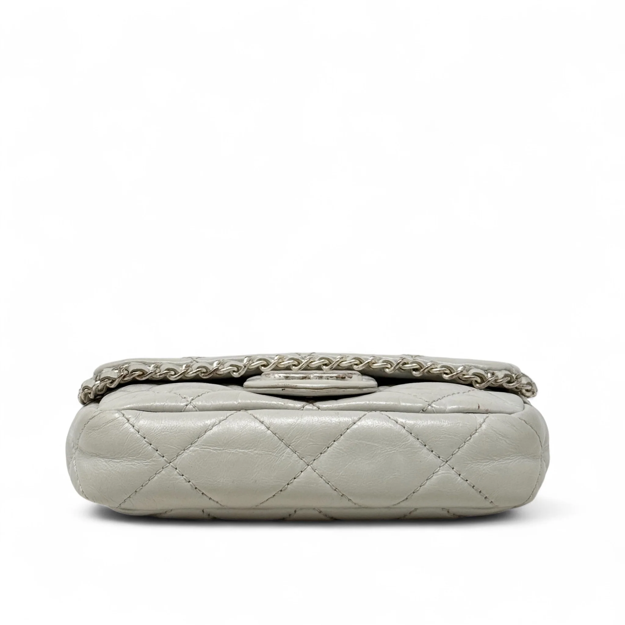 Chanel Grey Mini Chain Me Flap - Image 5