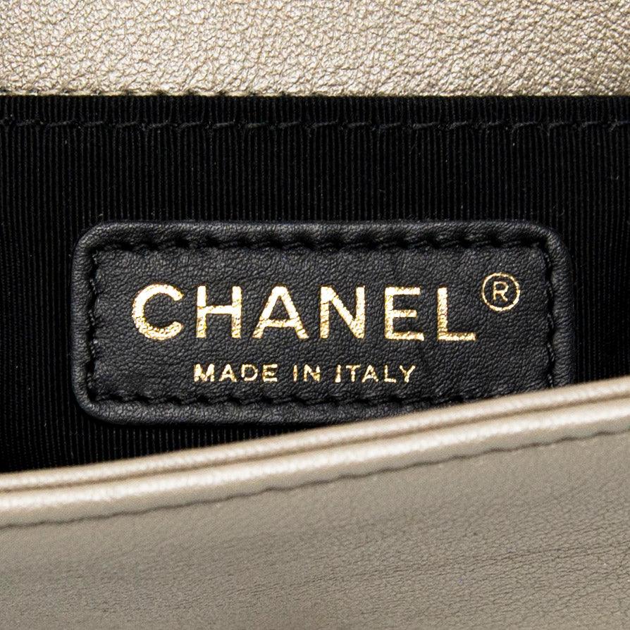 Chanel Metallic Mini Scaled Boy Bag - Image 13
